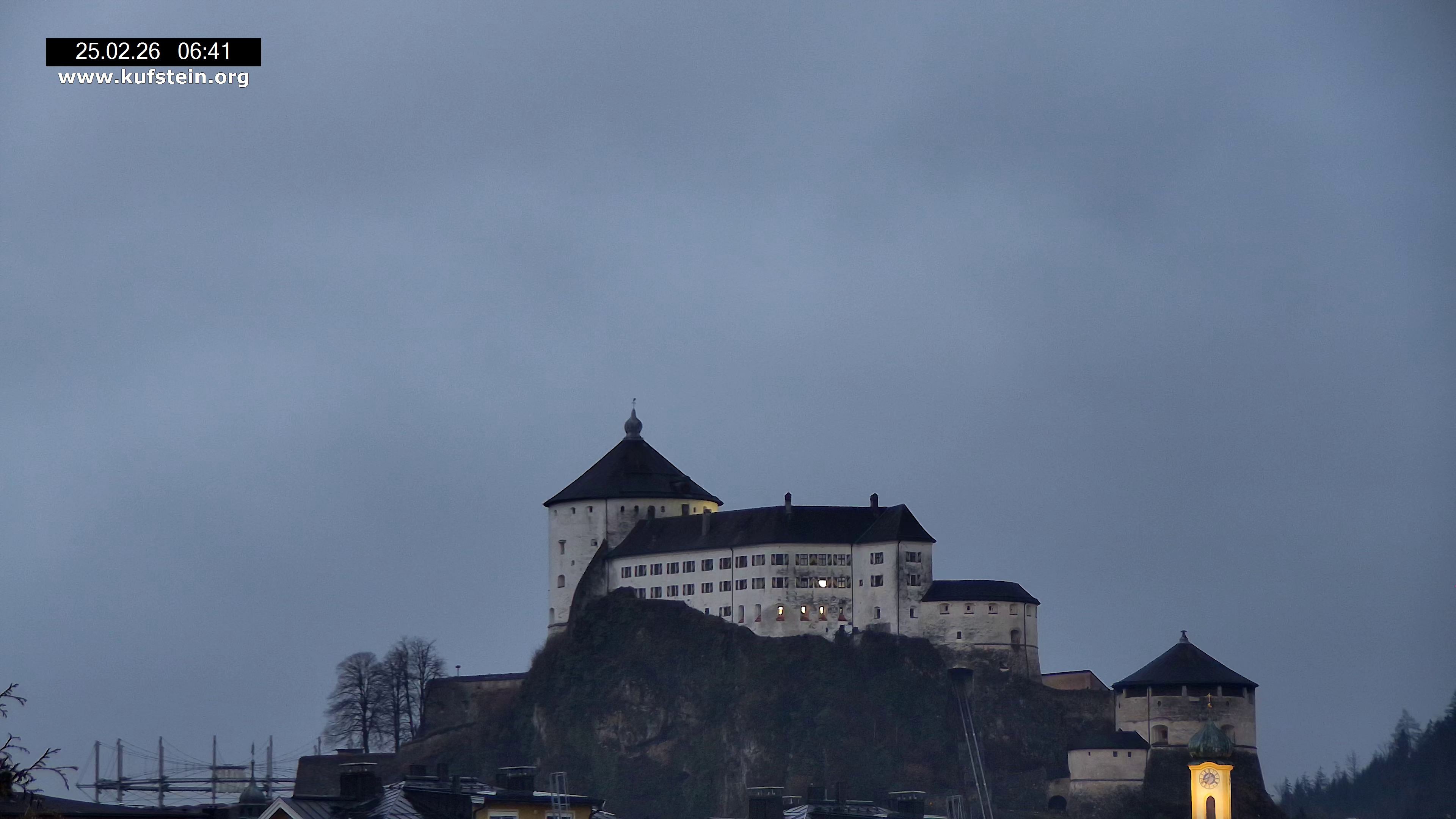Archiv Foto Webcam Festung Kufstein