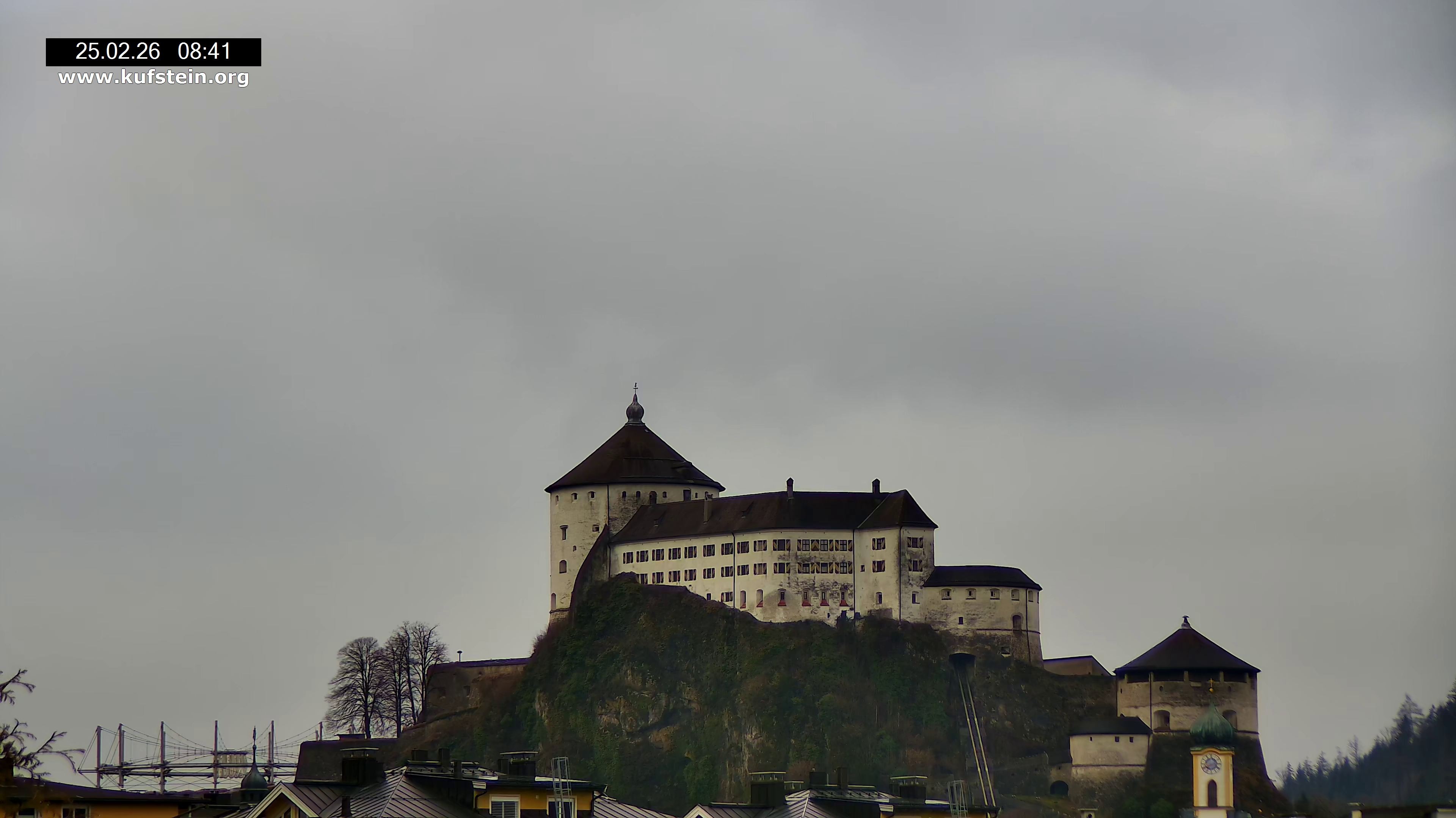 Archiv Foto Webcam Festung Kufstein