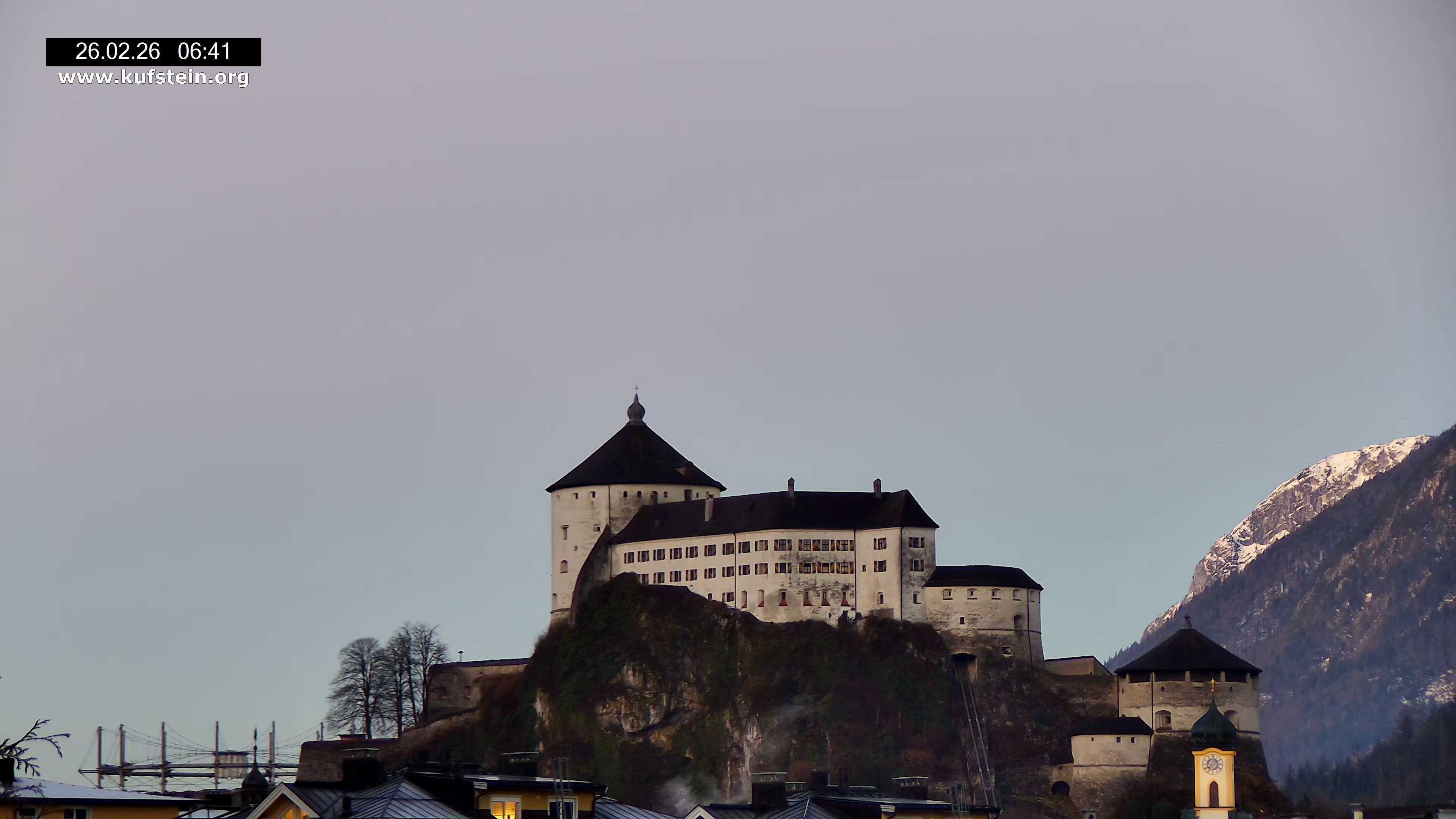 Archived image Webcam Kufstein Fortress
