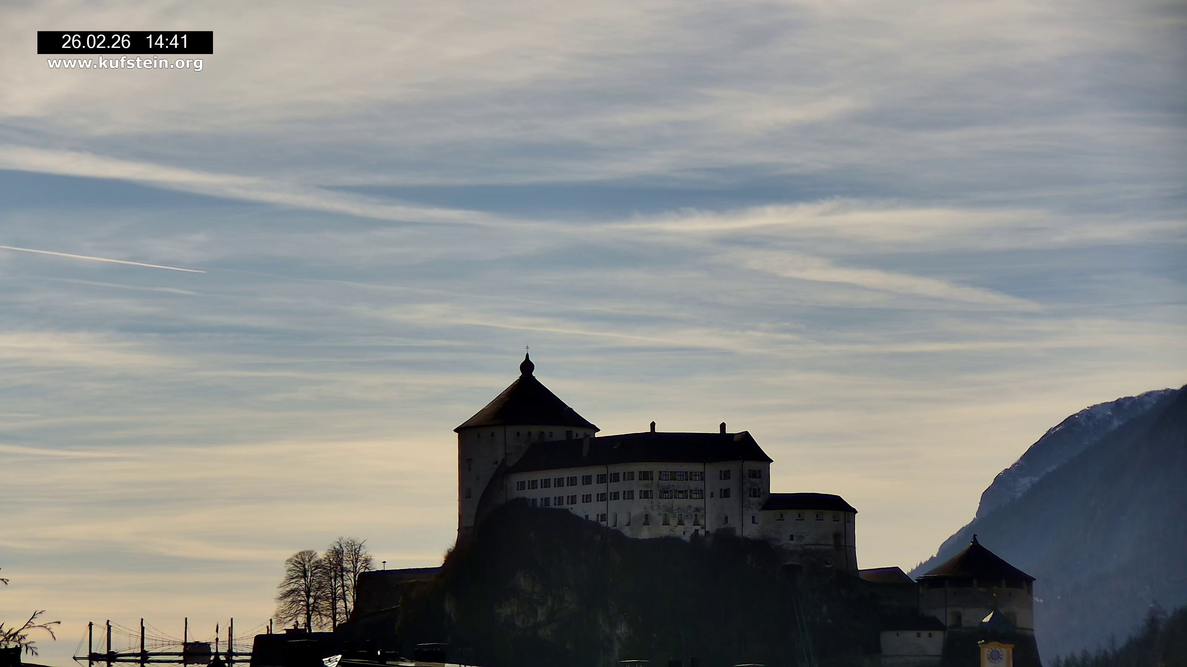 Archived image Webcam Kufstein Fortress