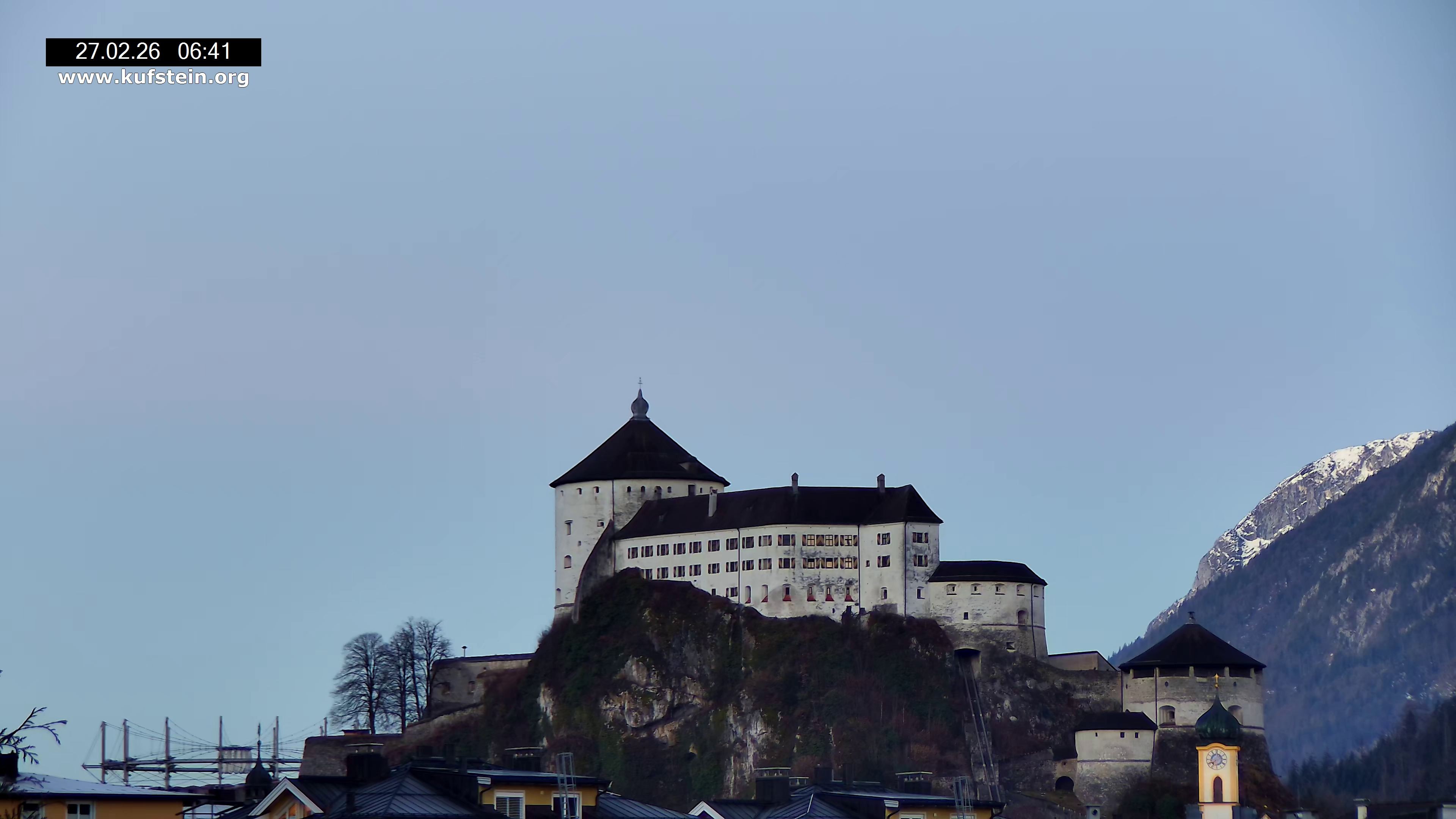 Archiv Foto Webcam Festung Kufstein