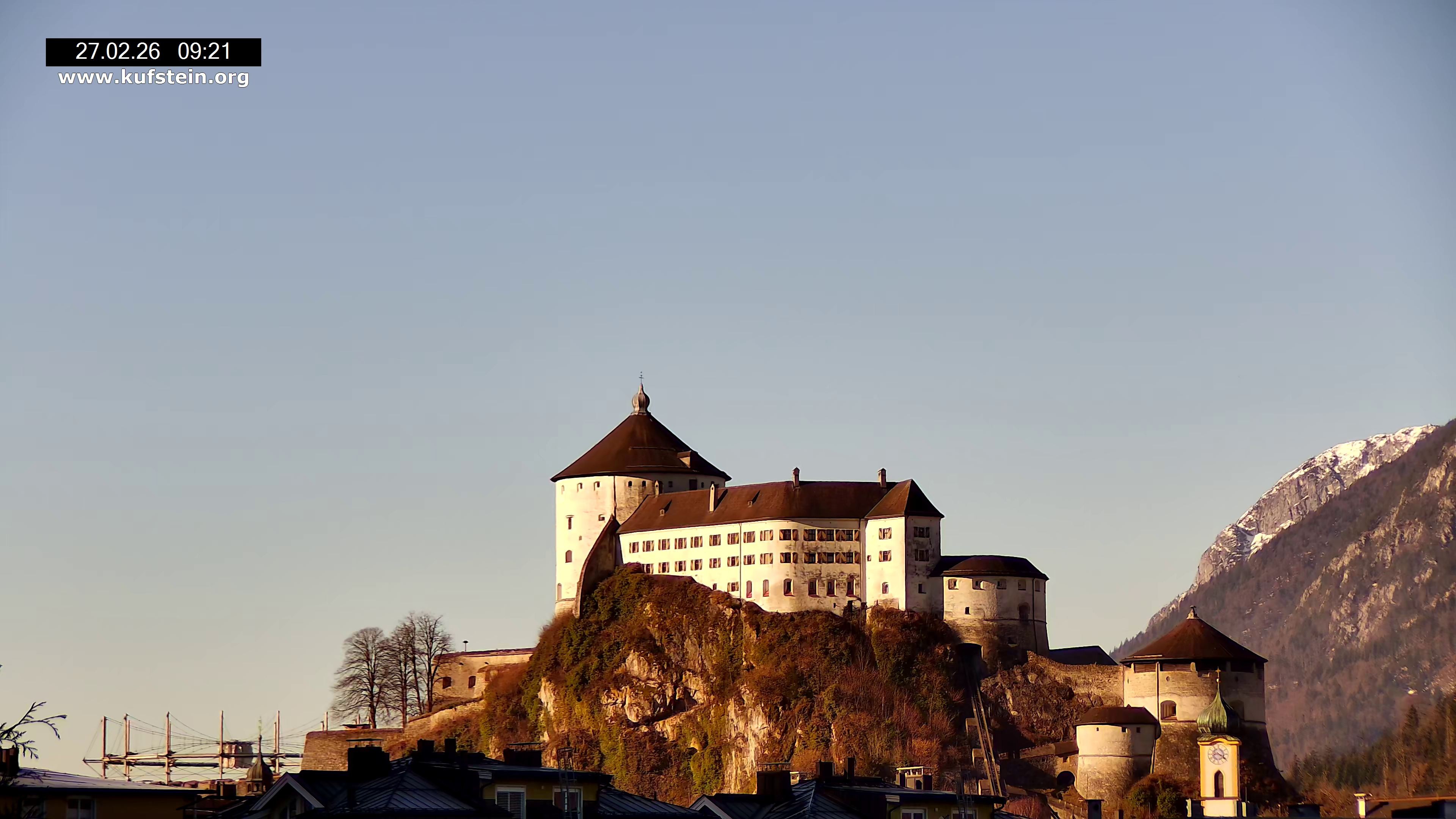 Archiv Foto Webcam Festung Kufstein