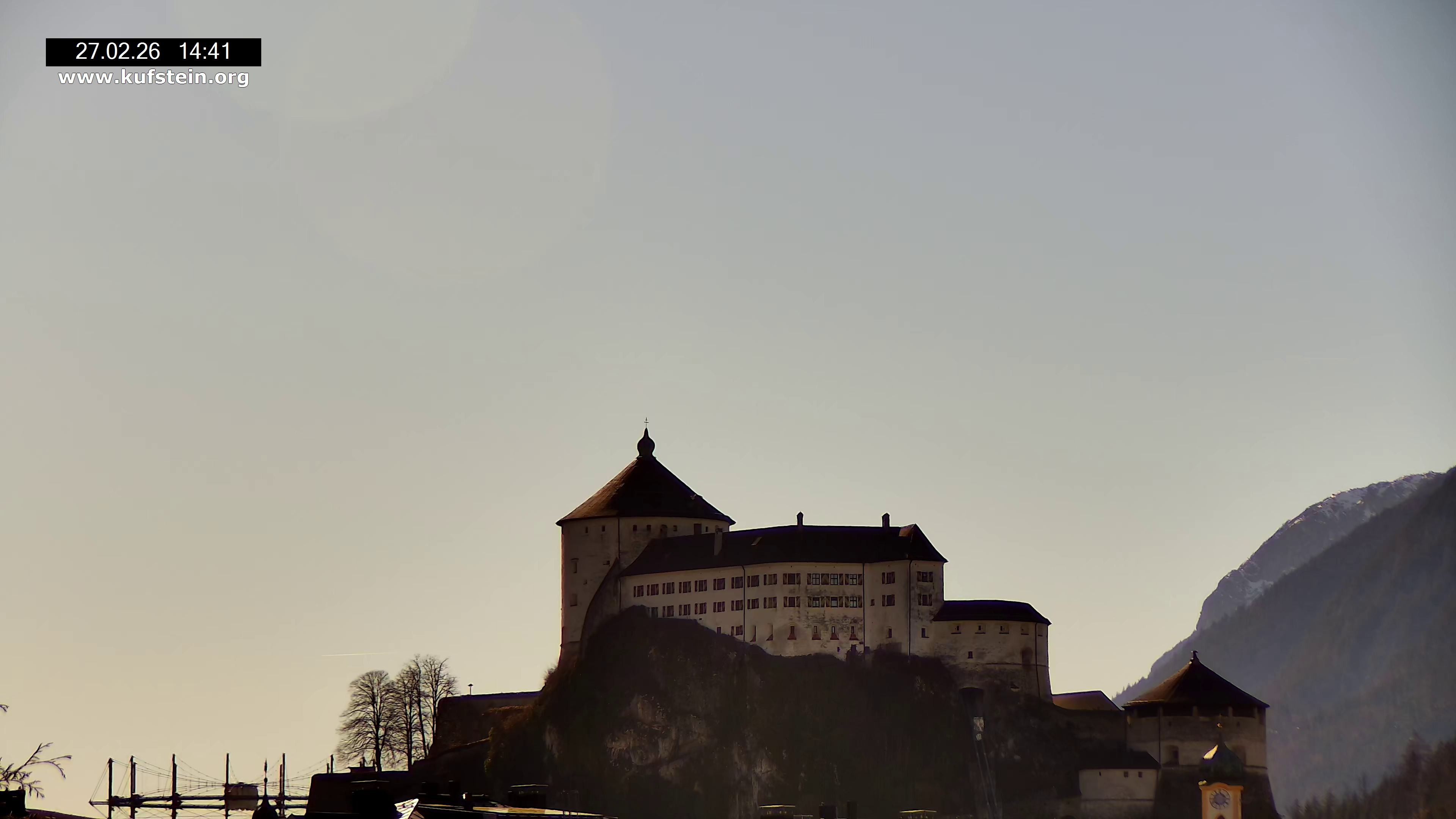 Archived image Webcam Kufstein Fortress