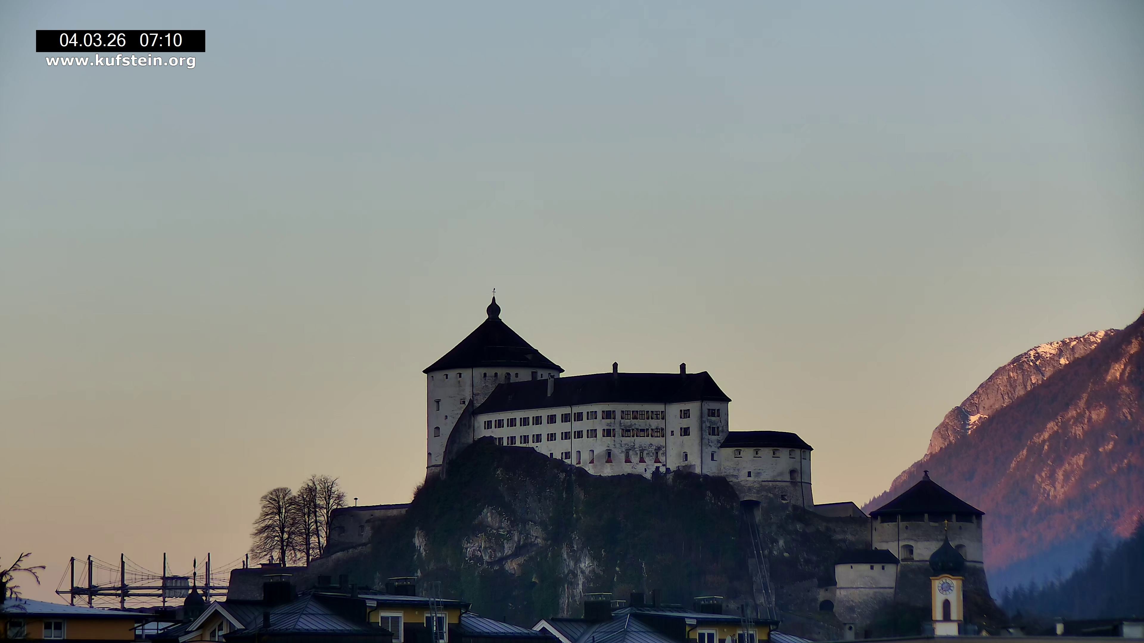 Archiv Foto Webcam Festung Kufstein