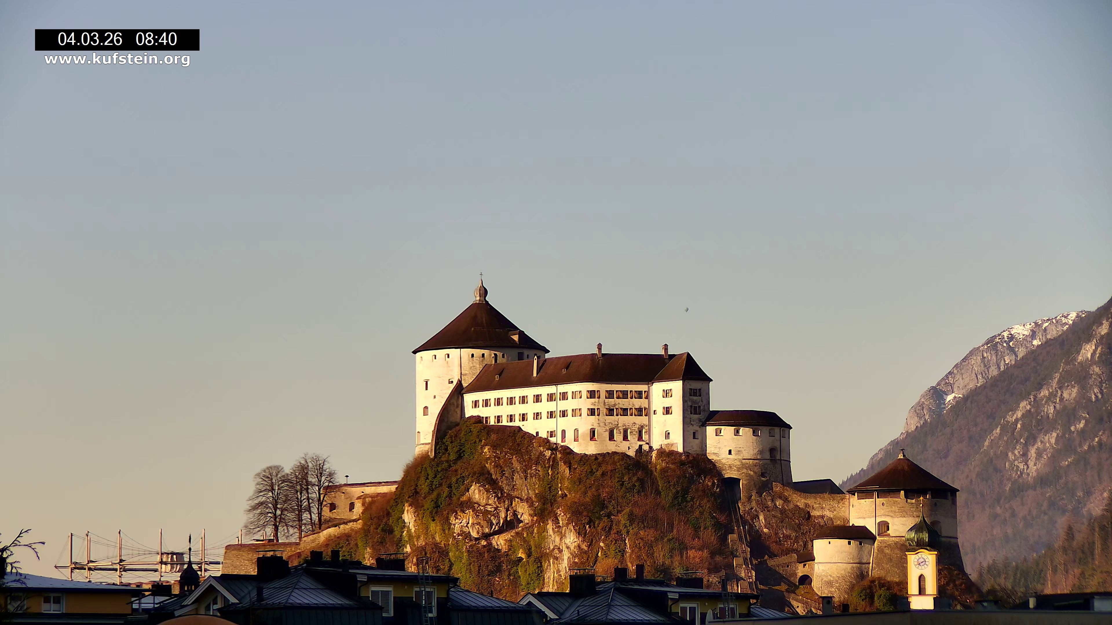 Archiv Foto Webcam Festung Kufstein