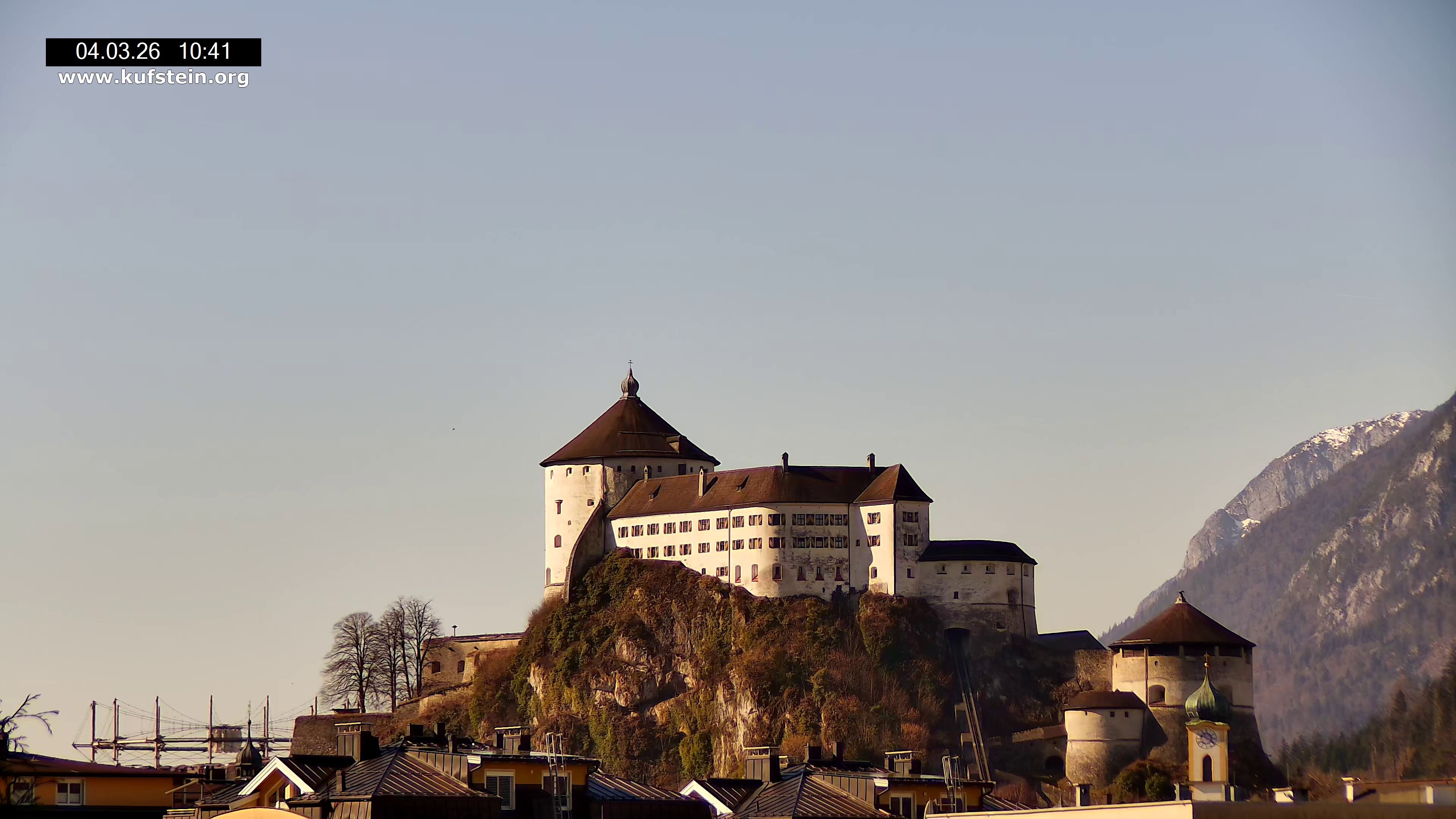 Archiv Foto Webcam Festung Kufstein