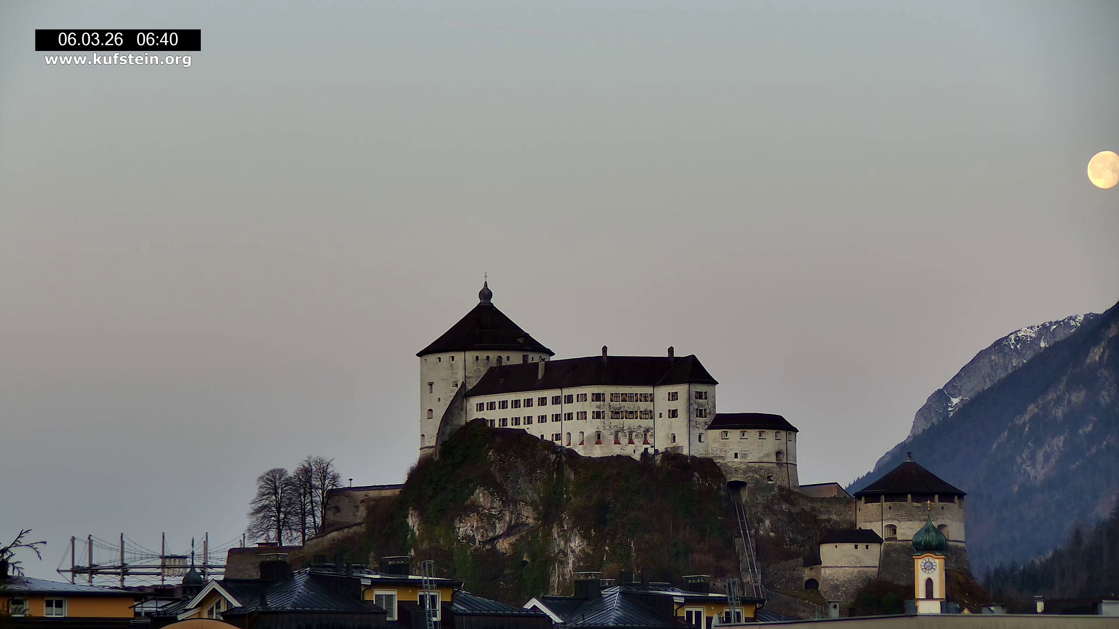Archiv Foto Webcam Festung Kufstein