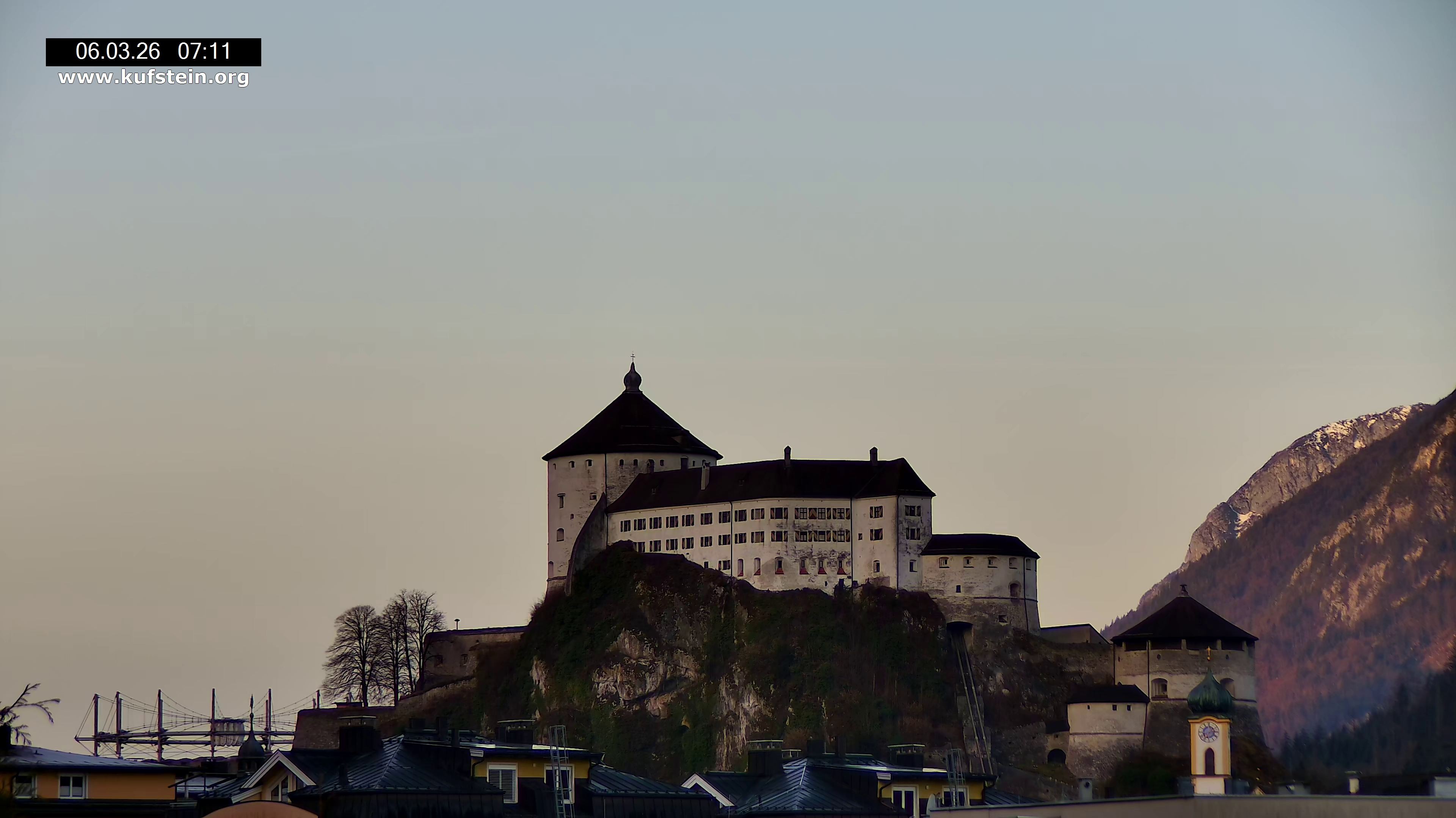 Archiv Foto Webcam Festung Kufstein