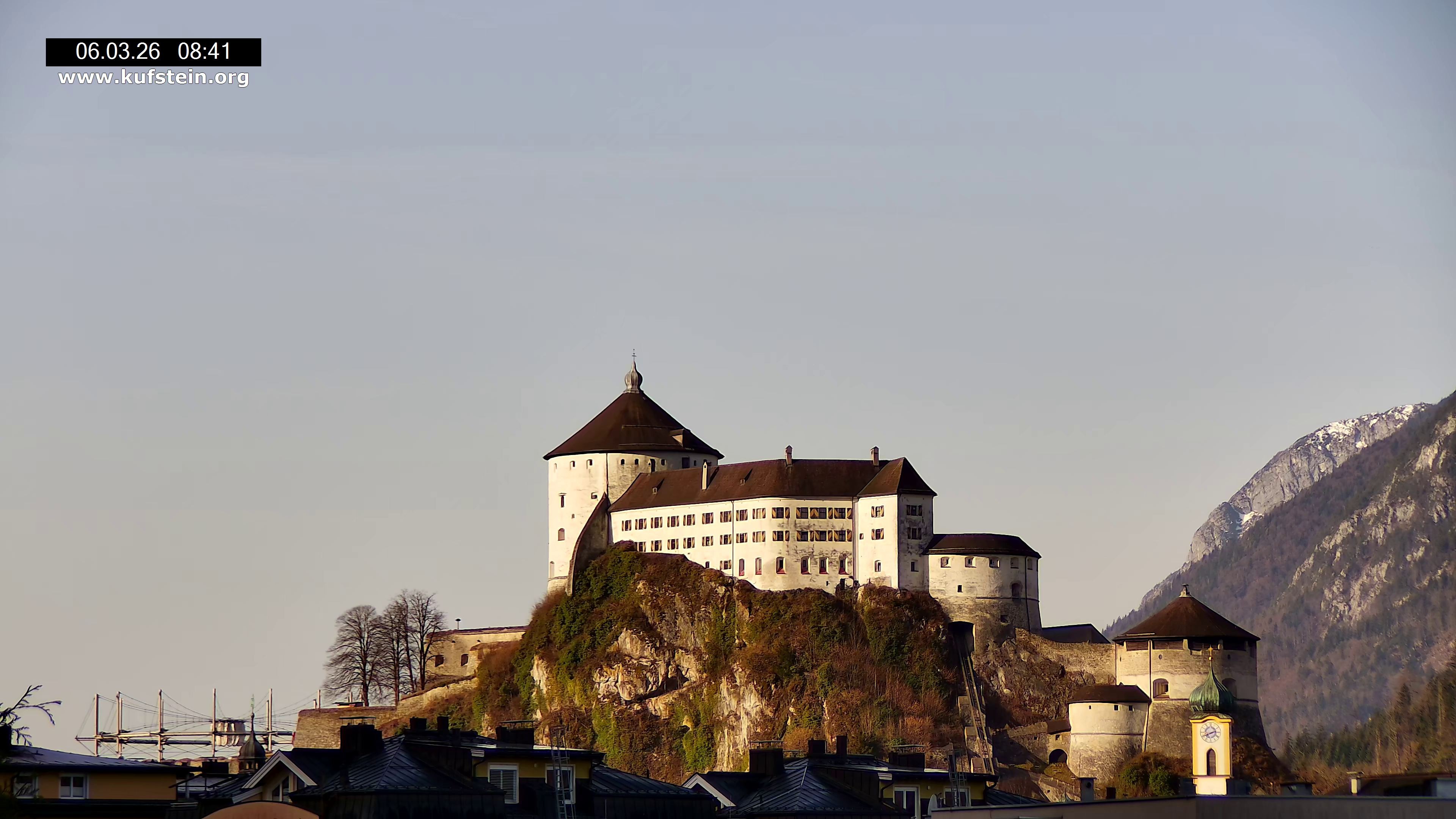 Archiv Foto Webcam Festung Kufstein