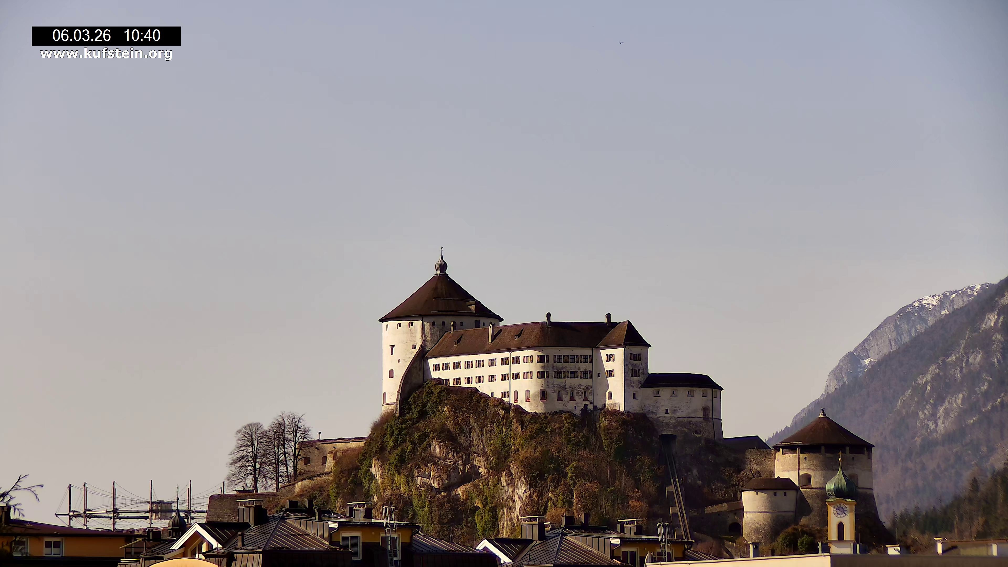 Archiv Foto Webcam Festung Kufstein