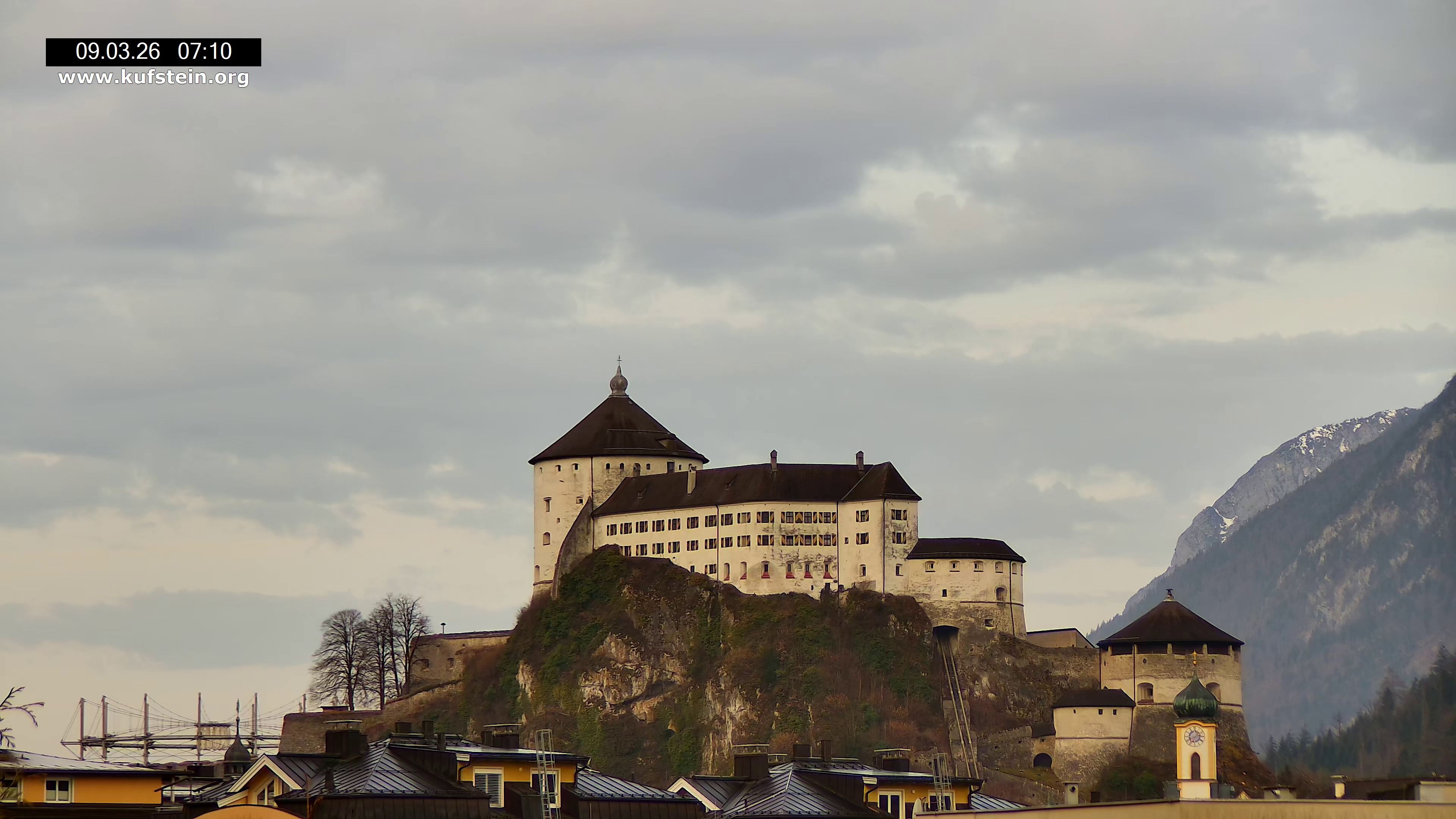 Archived image Webcam Kufstein Fortress