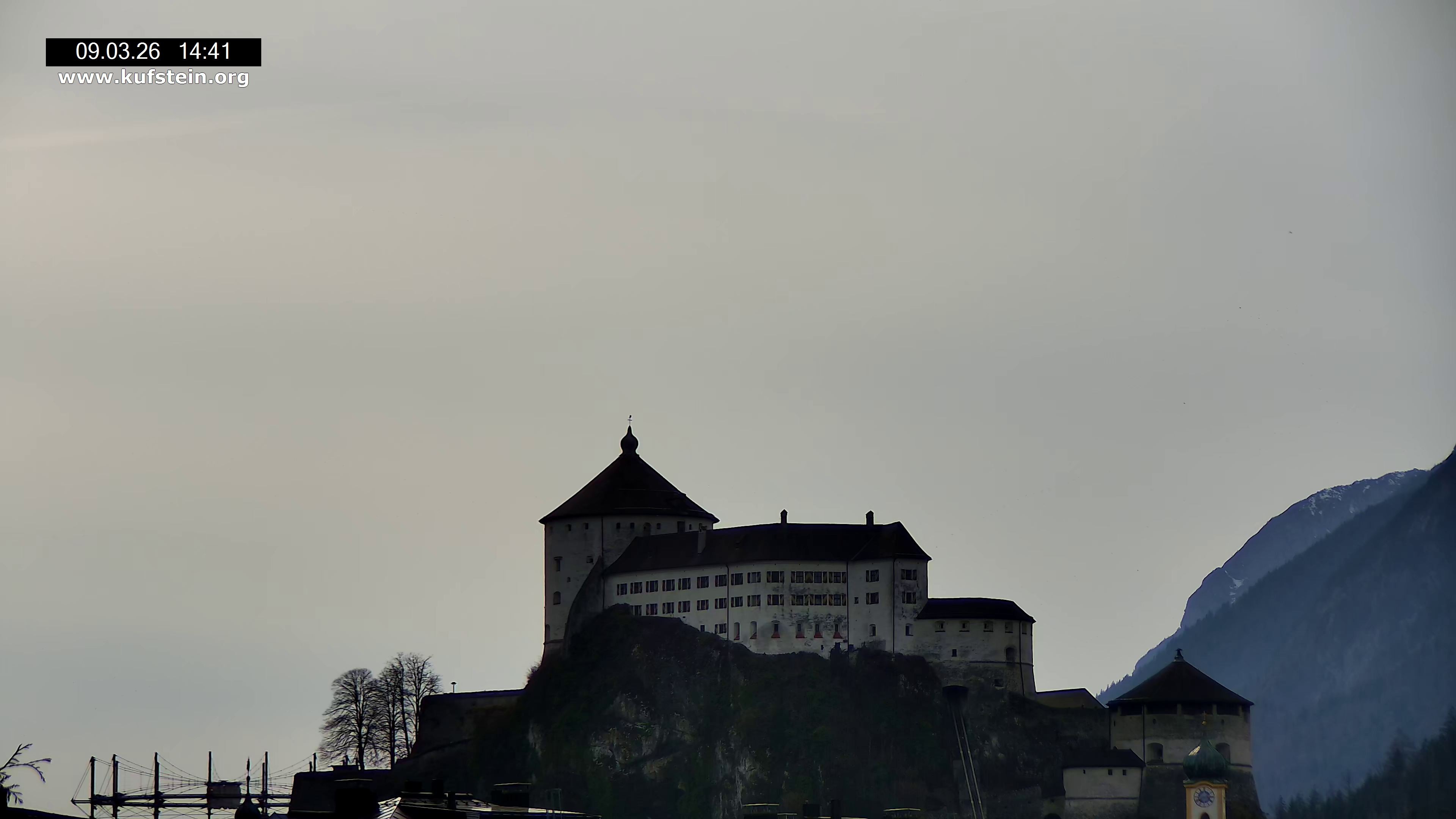 Archived image Webcam Kufstein Fortress