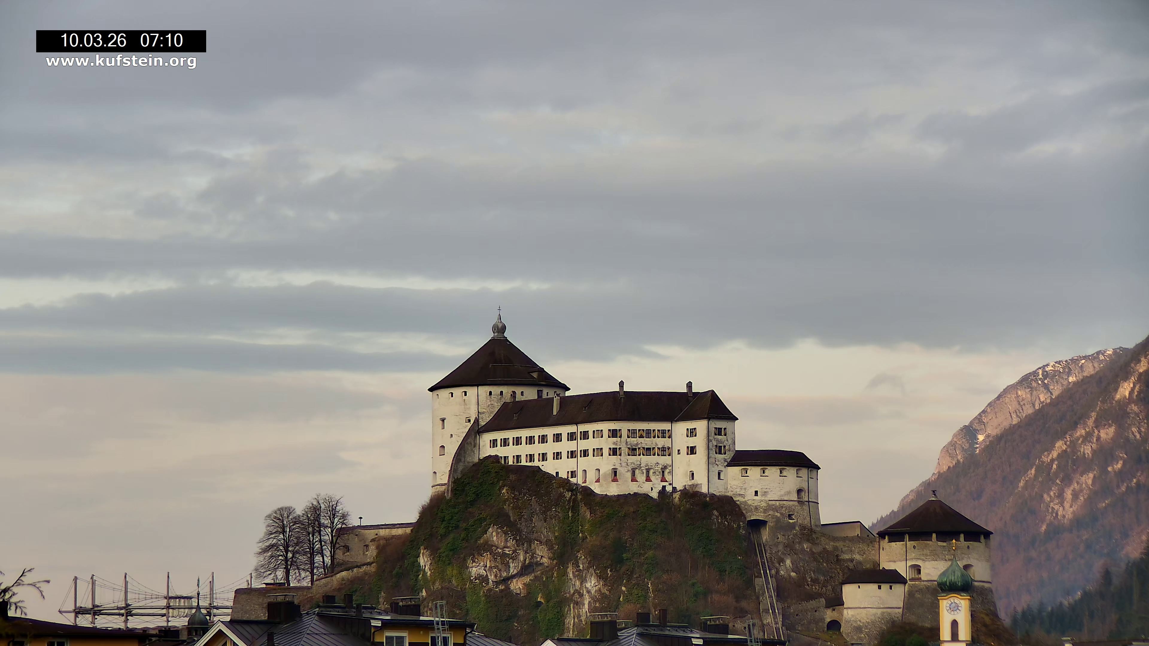 Archiv Foto Webcam Festung Kufstein