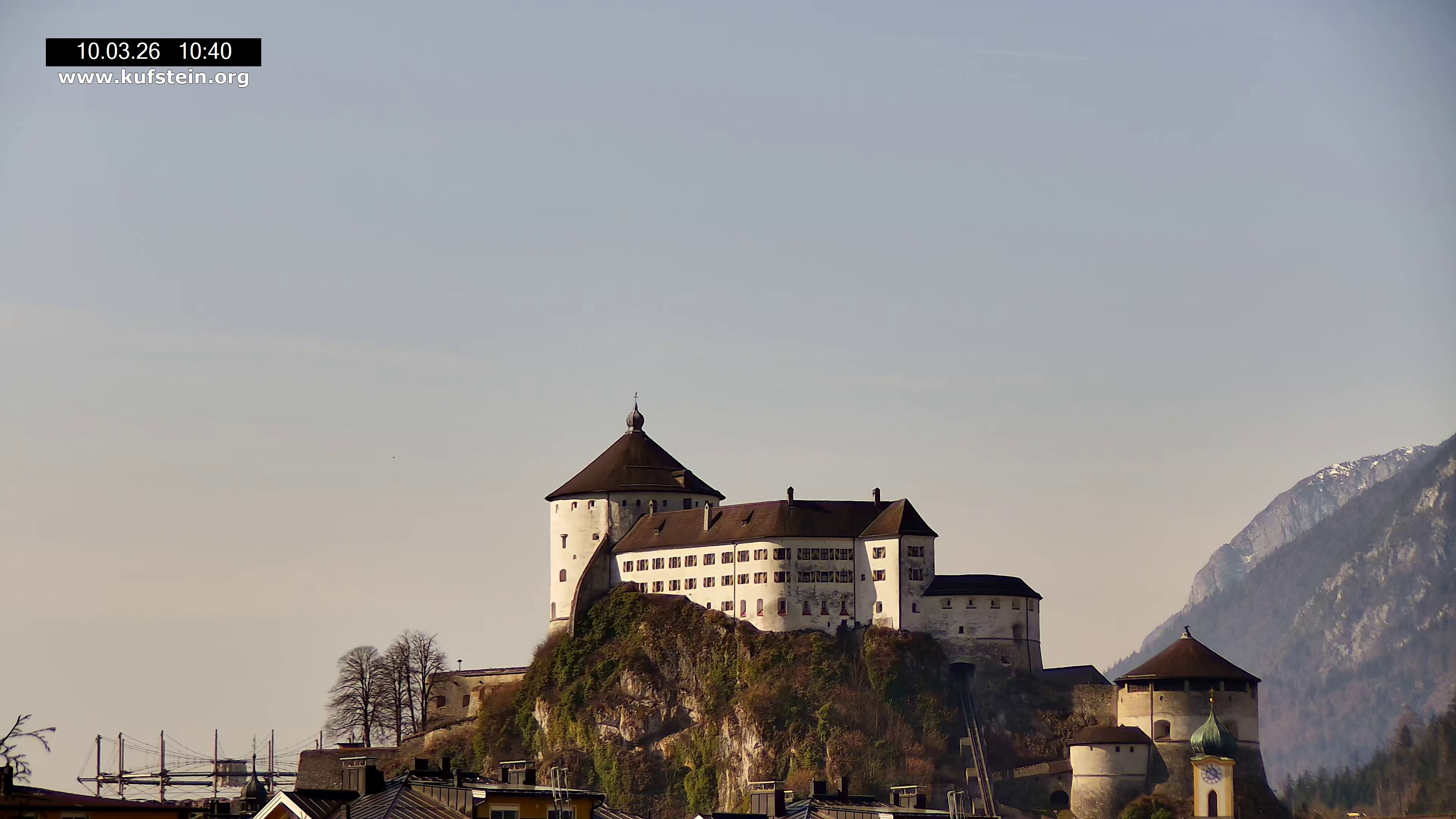 Archiv Foto Webcam Festung Kufstein