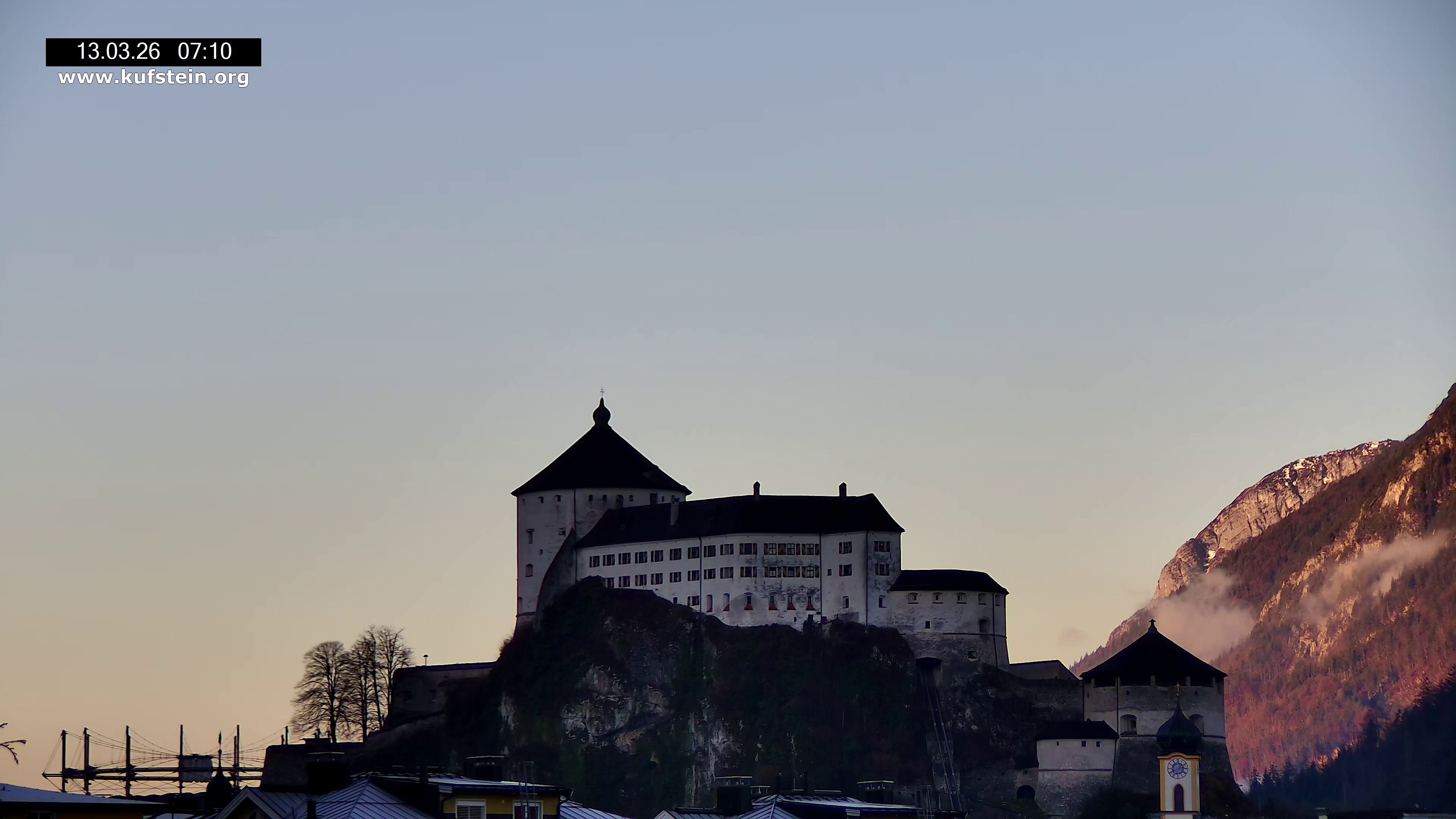 Archiv Foto Webcam Festung Kufstein