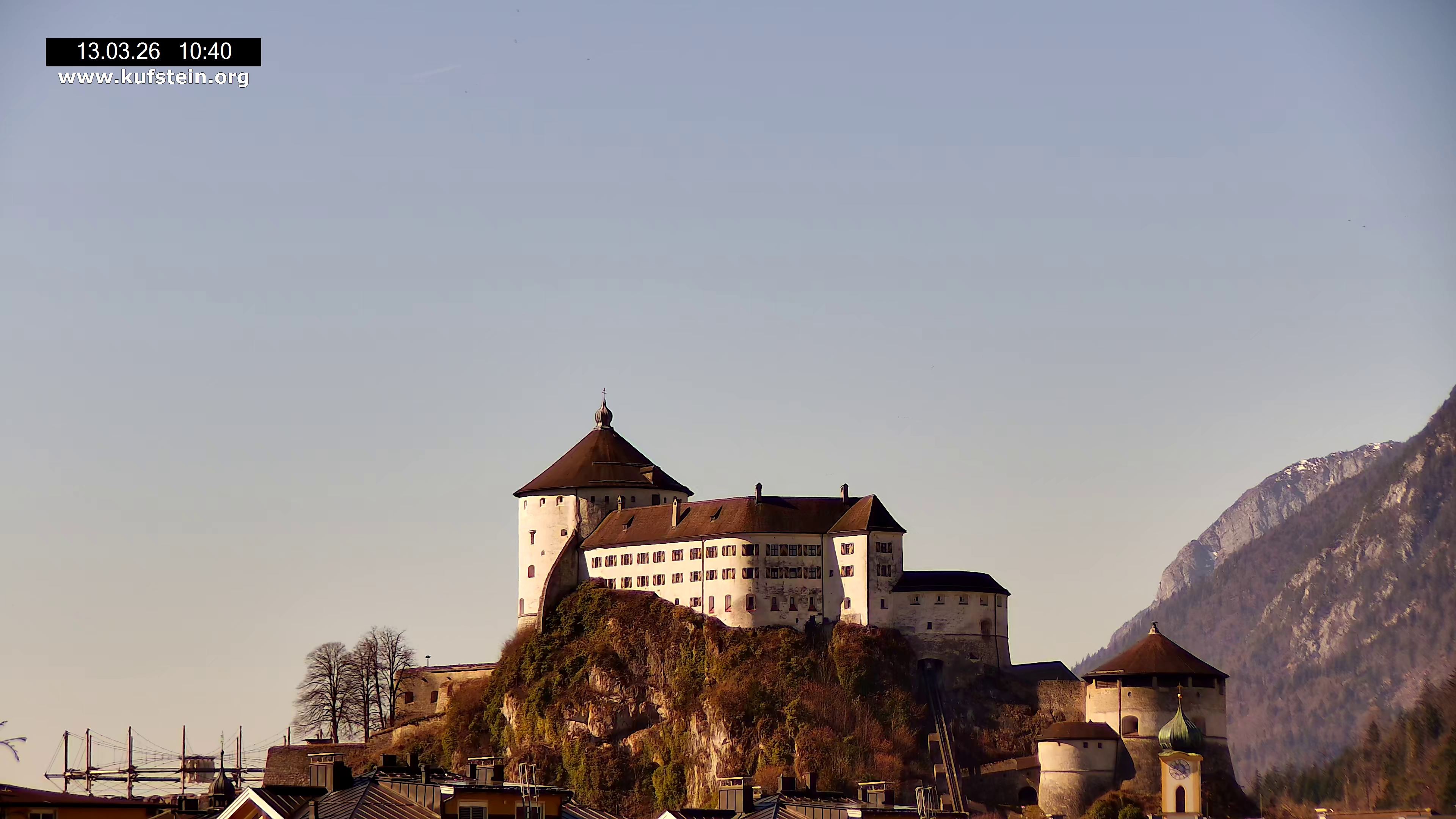 Archived image Webcam Kufstein Fortress