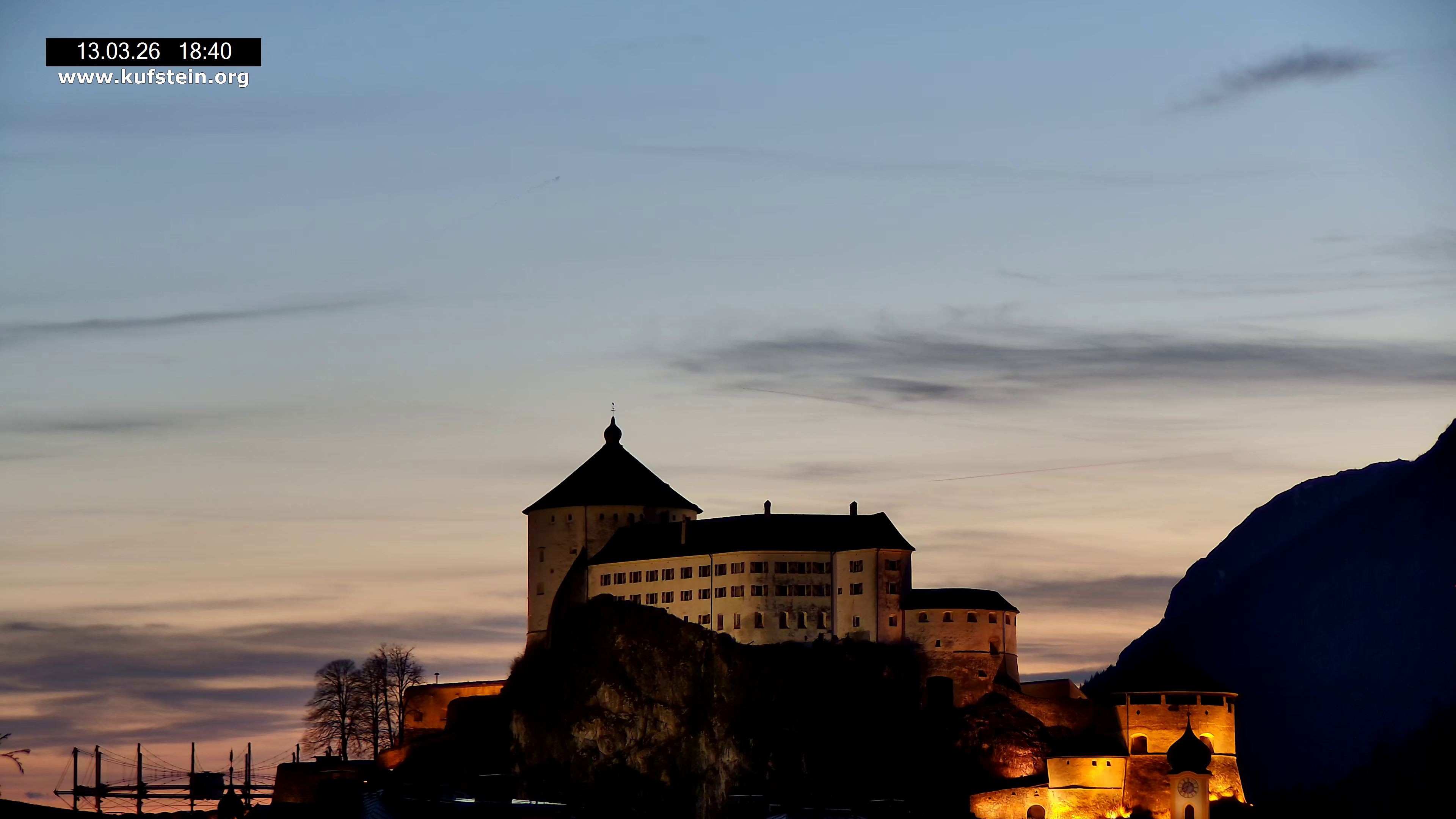 Archiv Foto Webcam Festung Kufstein