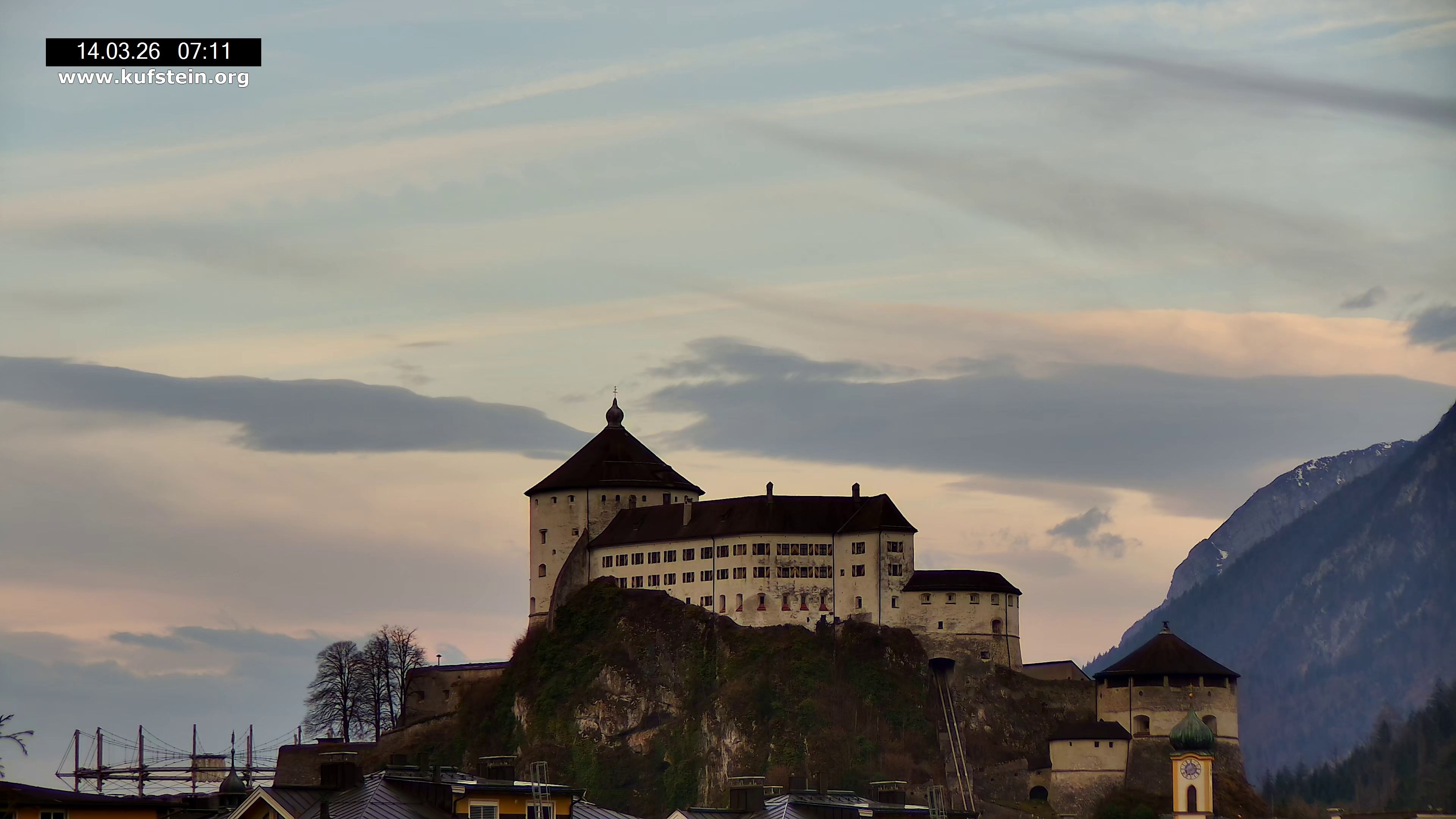 Archiv Foto Webcam Festung Kufstein