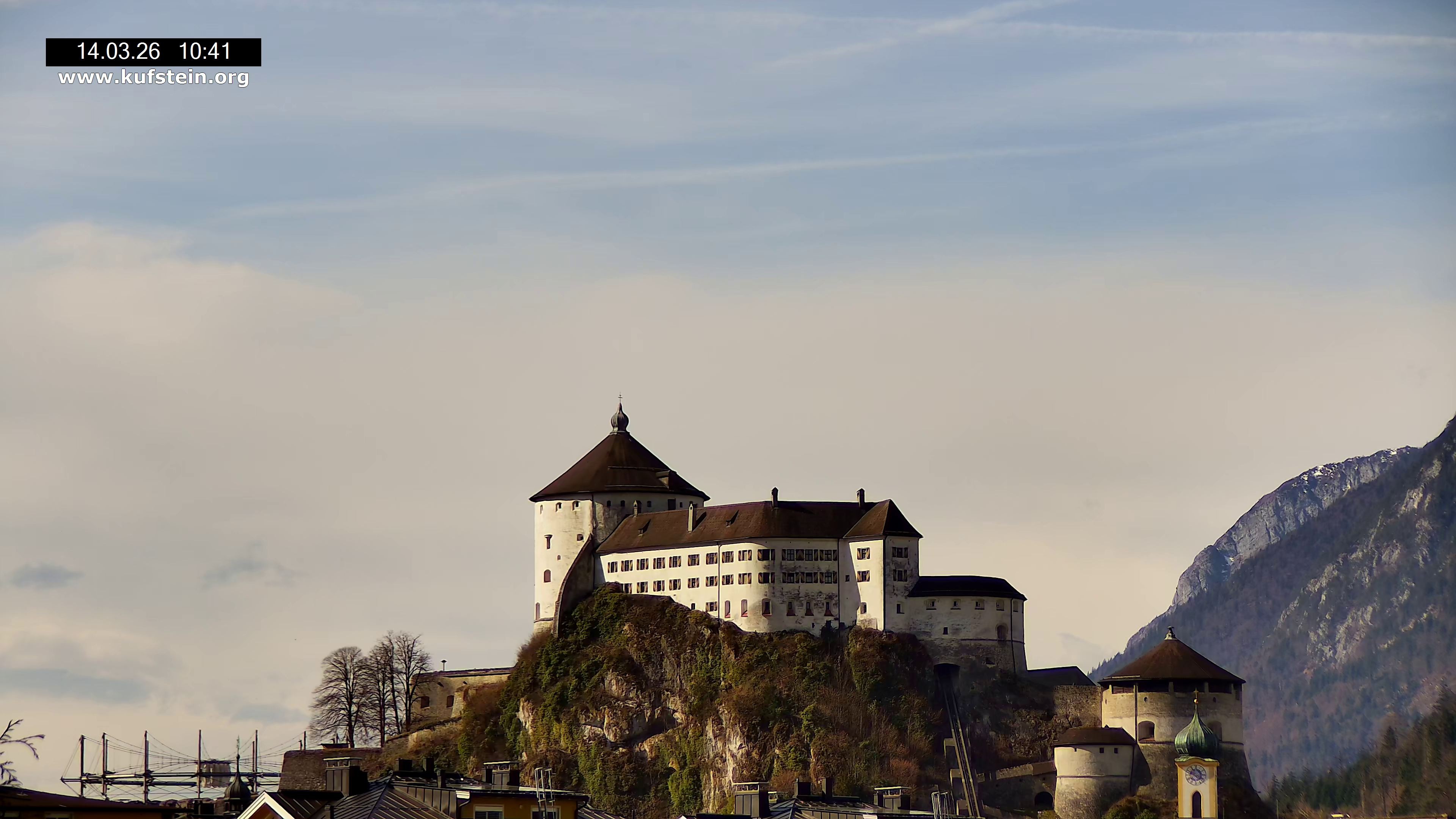 Archiv Foto Webcam Festung Kufstein