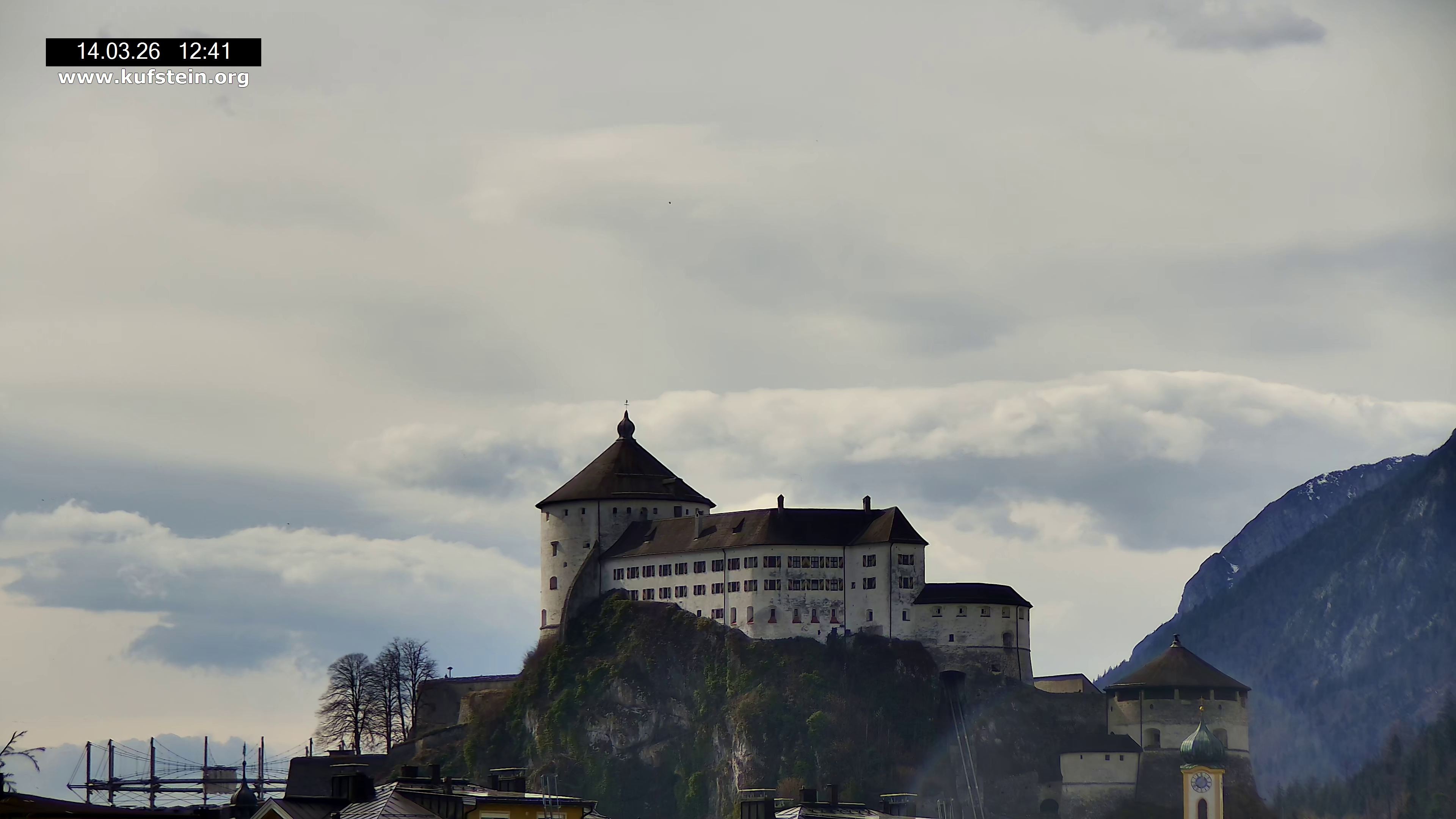 Archiv Foto Webcam Festung Kufstein