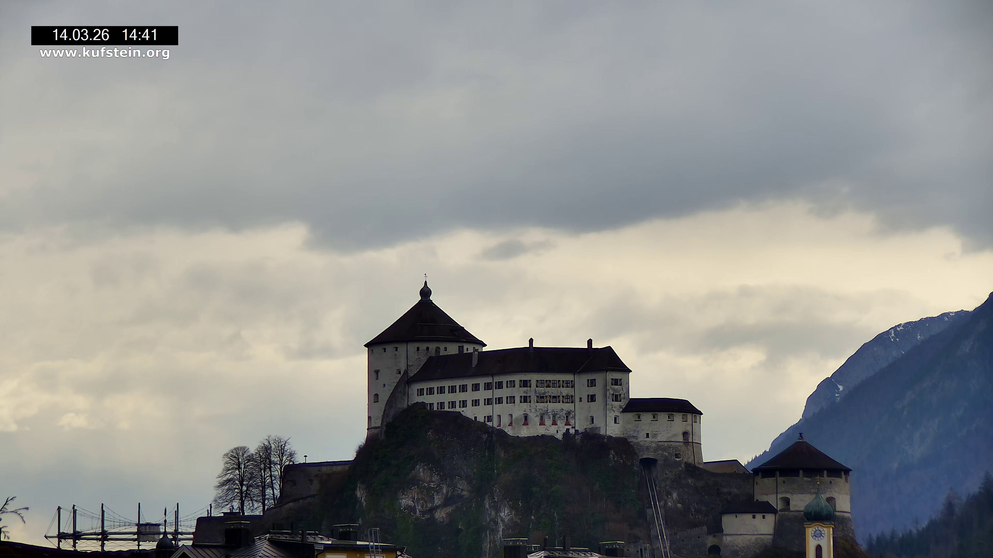 Archiv Foto Webcam Festung Kufstein