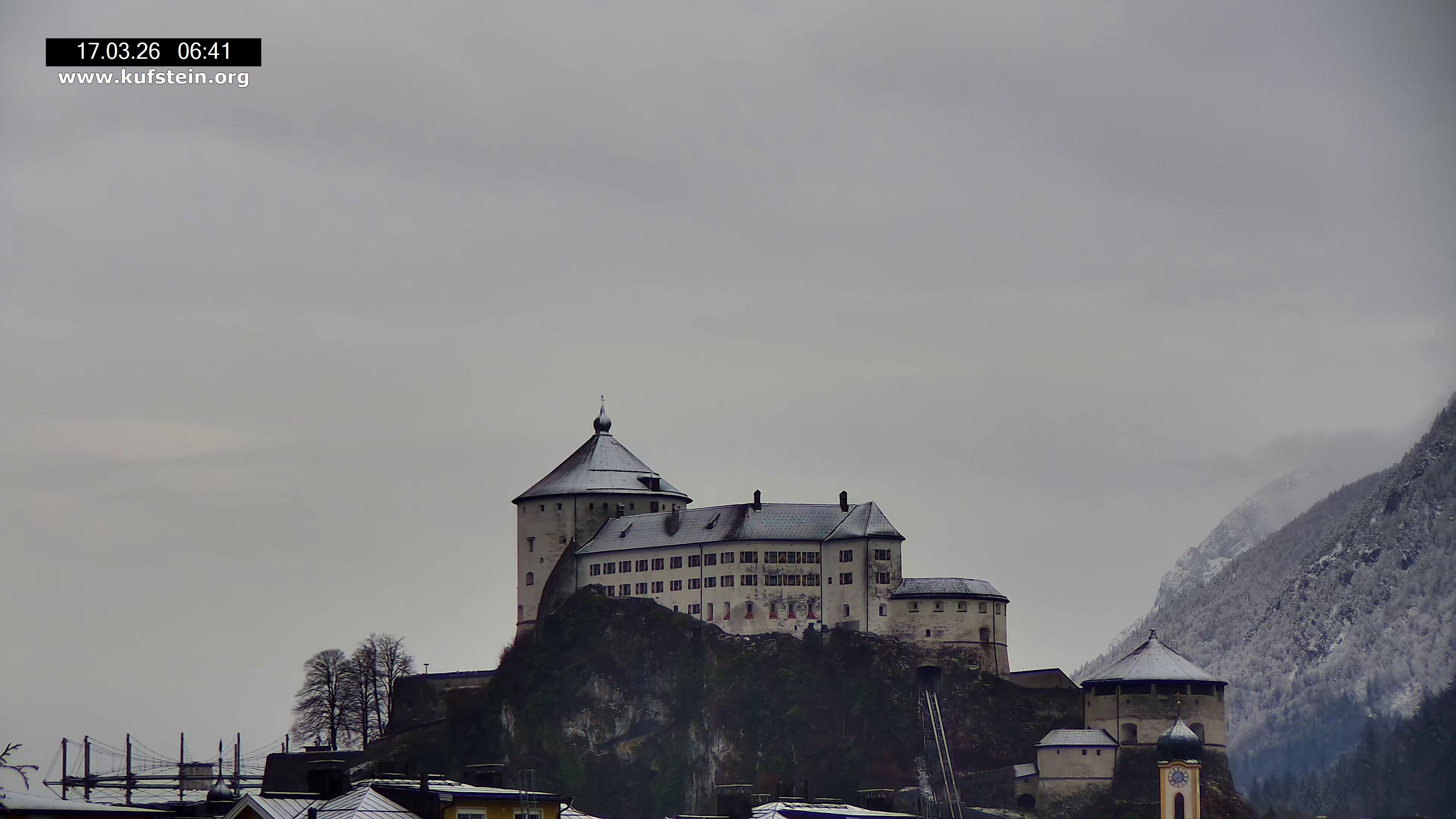 Archiv Foto Webcam Festung Kufstein