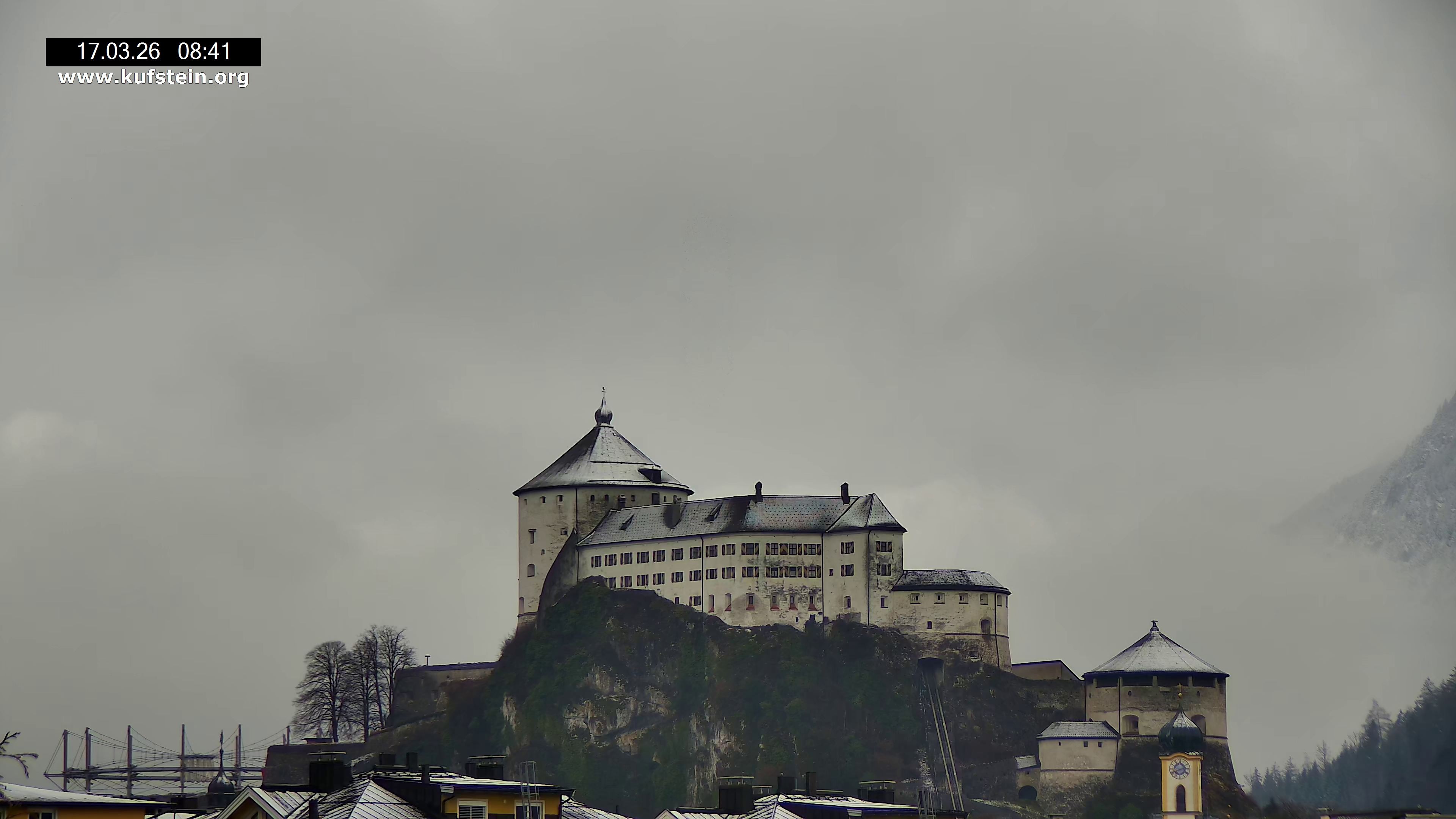 Archiv Foto Webcam Festung Kufstein