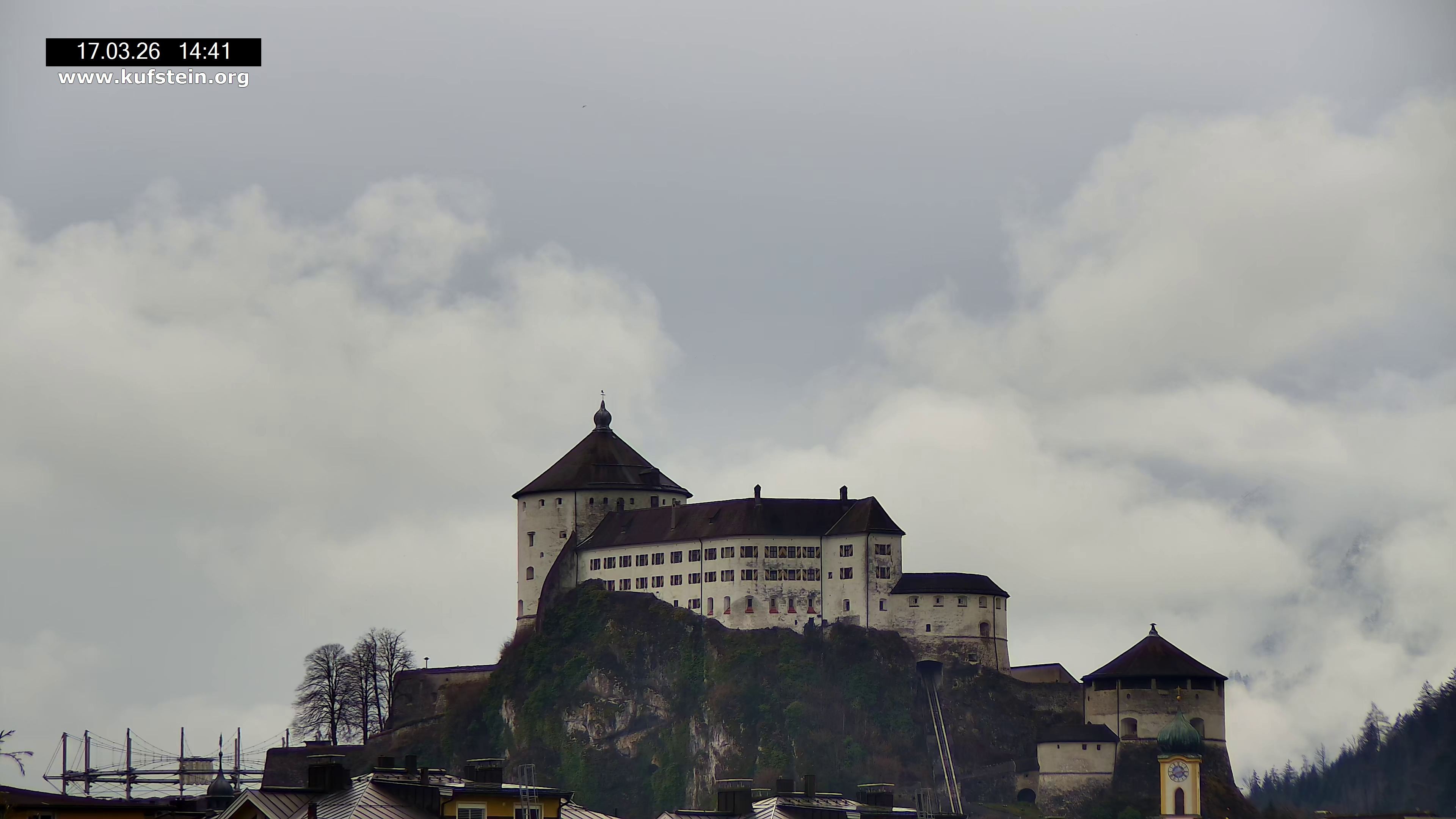 Archiv Foto Webcam Festung Kufstein