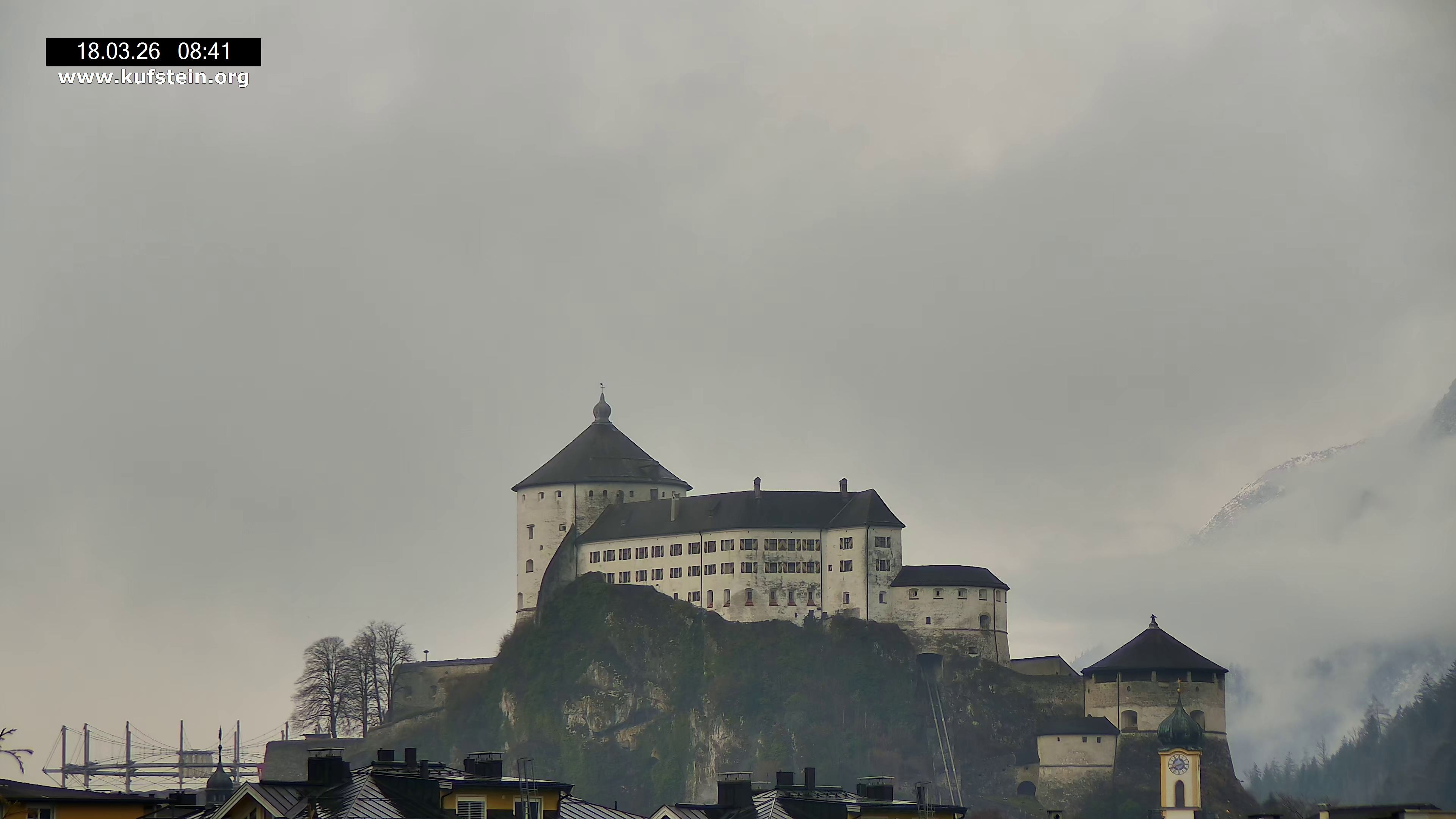 Archiv Foto Webcam Festung Kufstein