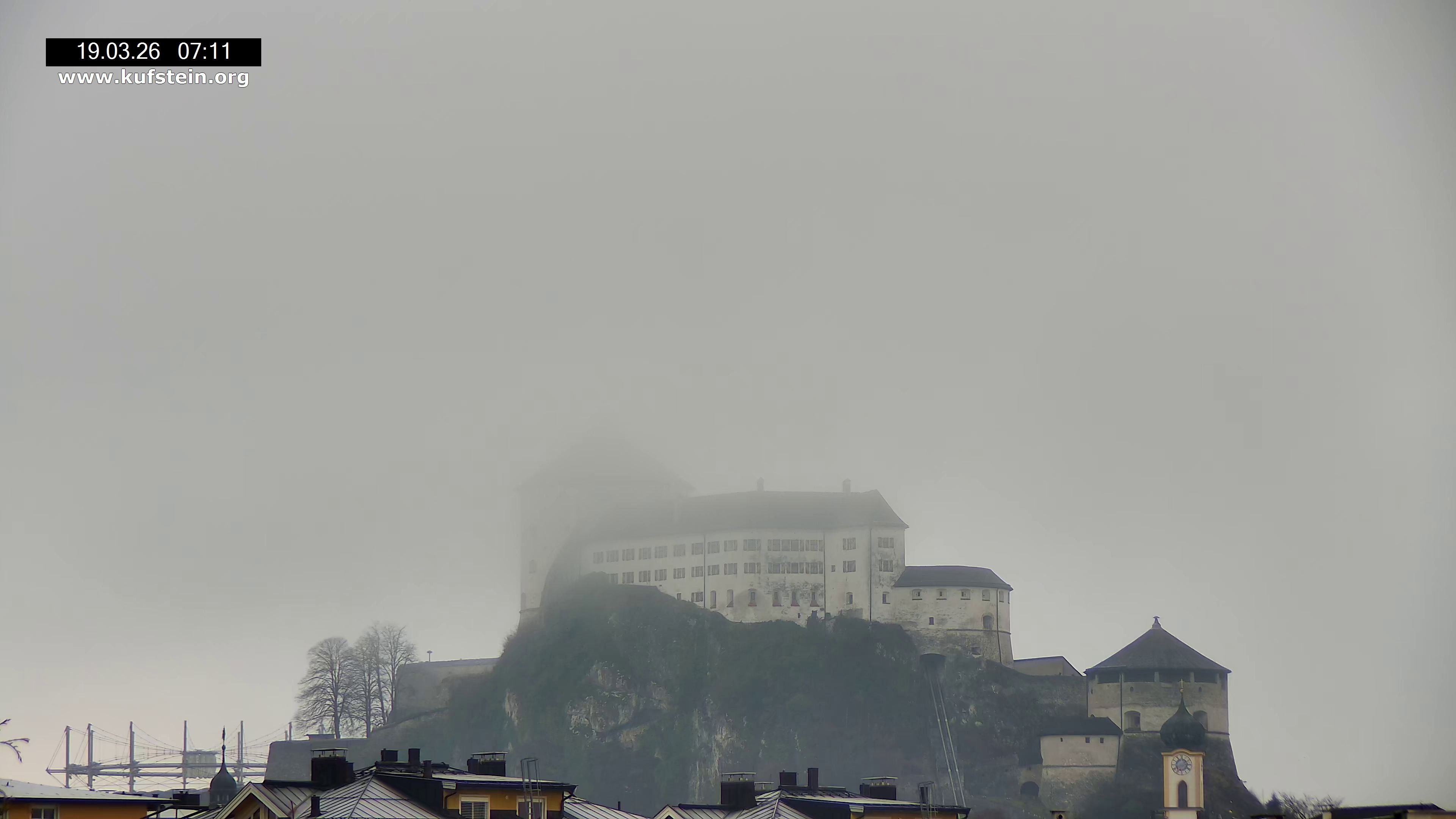 Archived image Webcam Kufstein Fortress