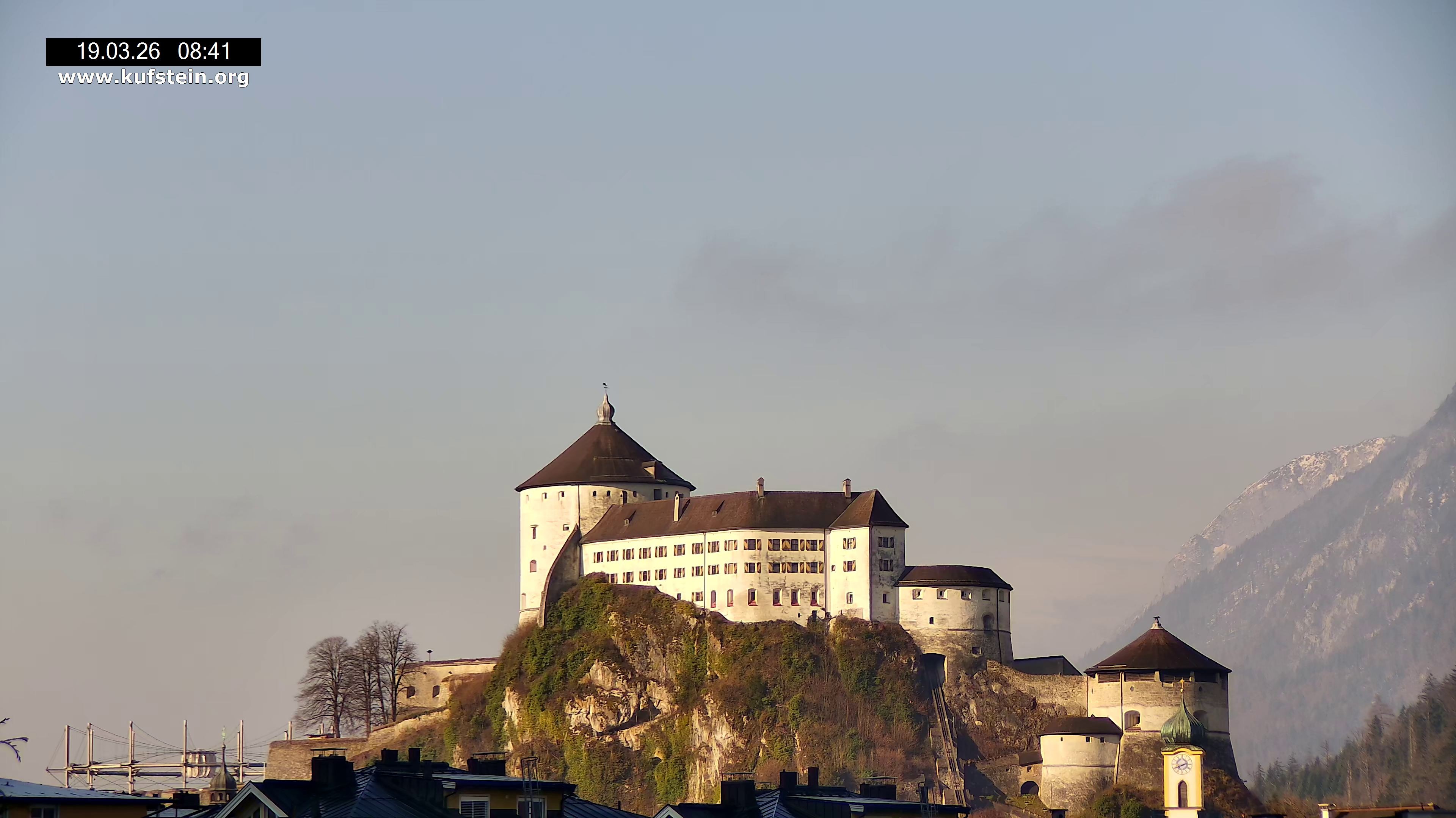 Archived image Webcam Kufstein Fortress
