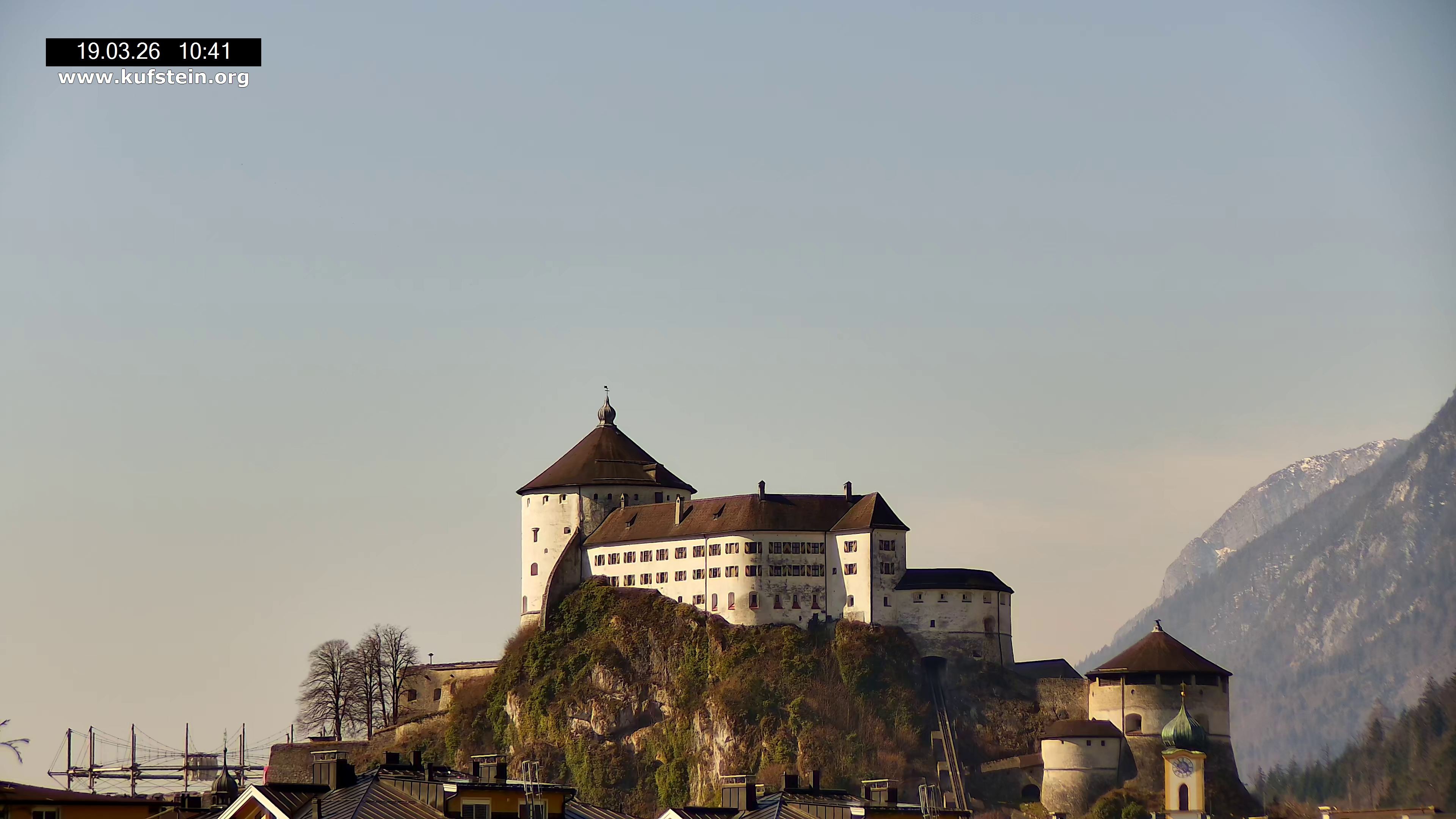 Archived image Webcam Kufstein Fortress