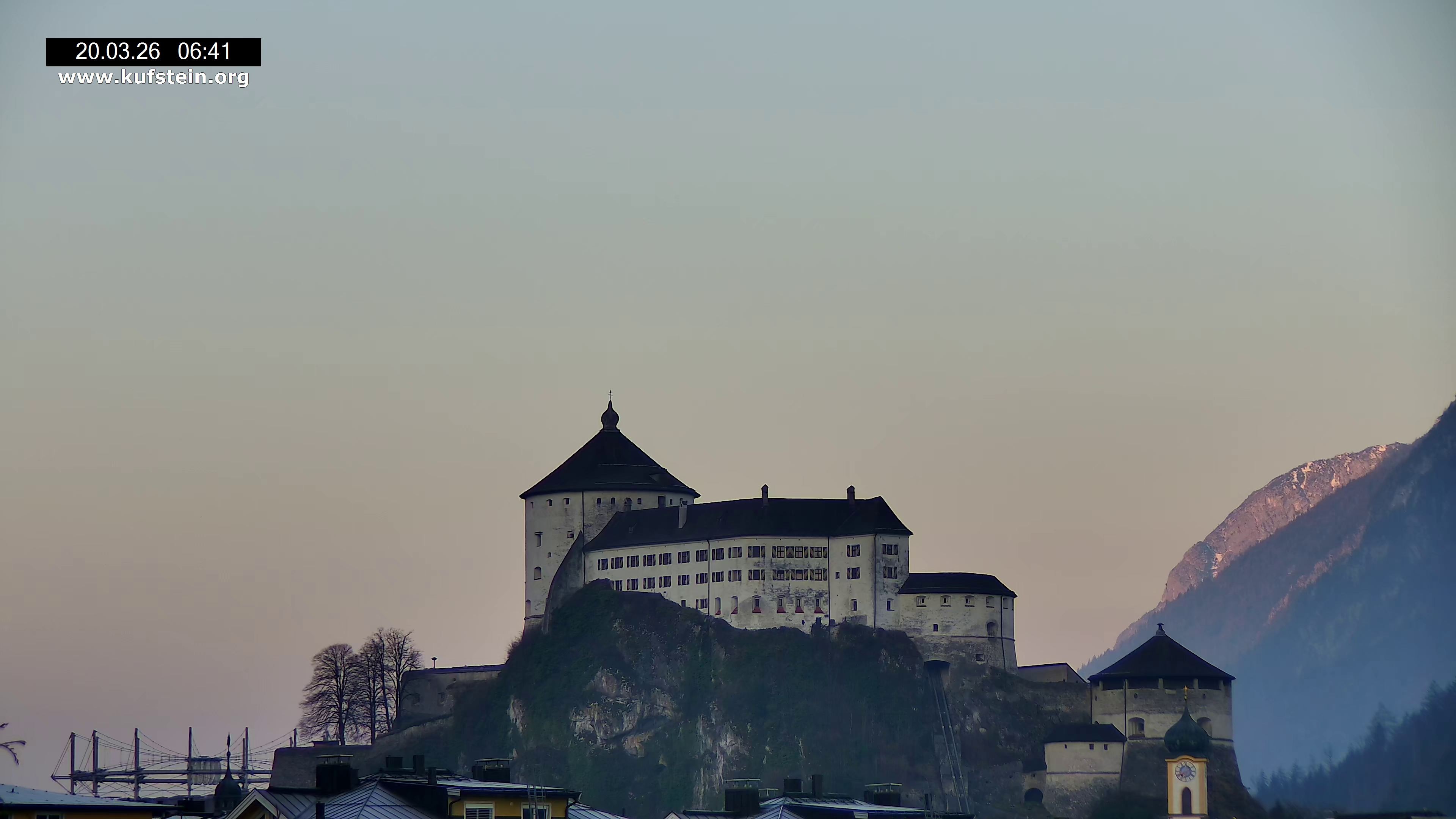 Archiv Foto Webcam Festung Kufstein