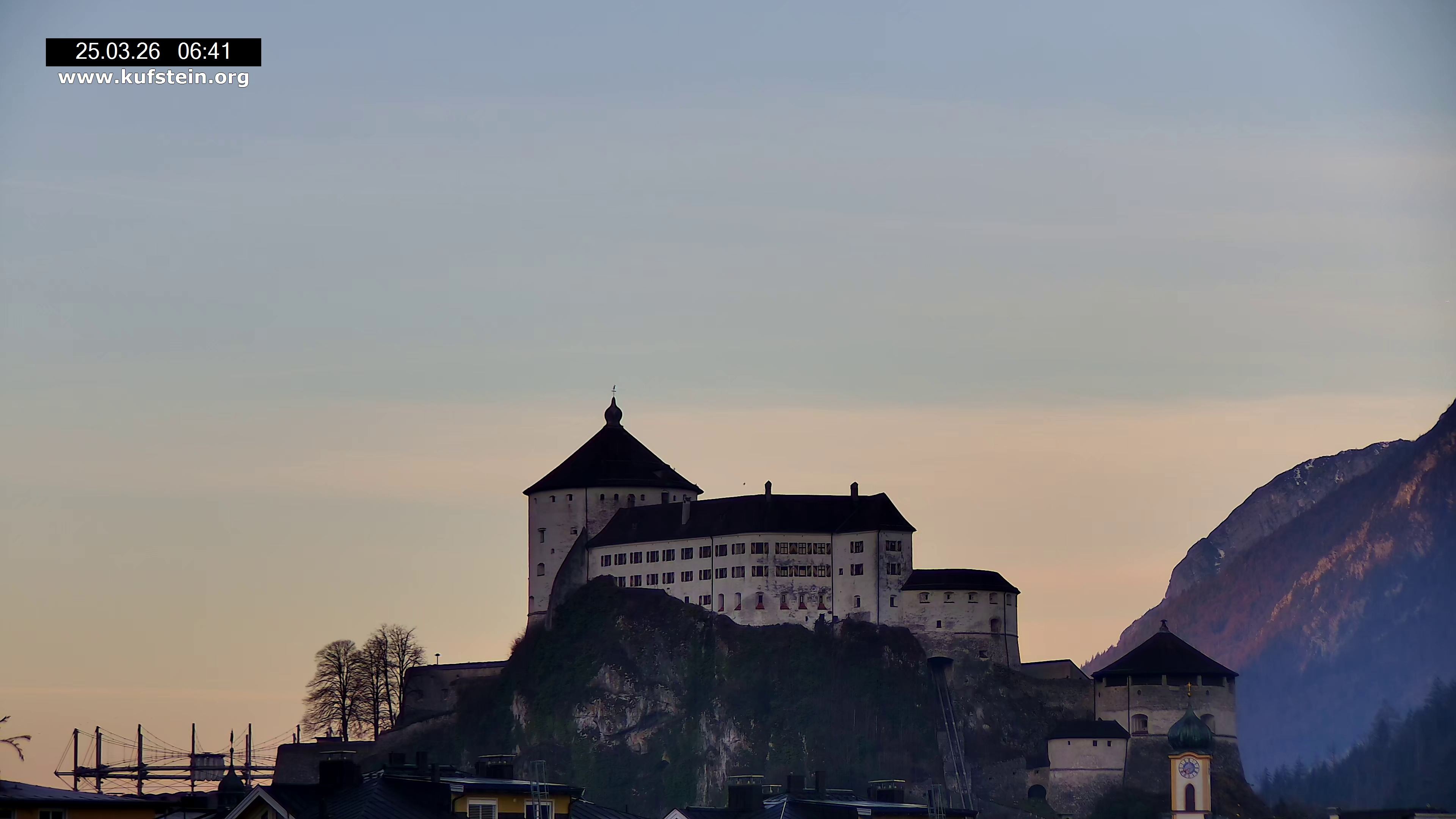 Archived image Webcam Kufstein Fortress