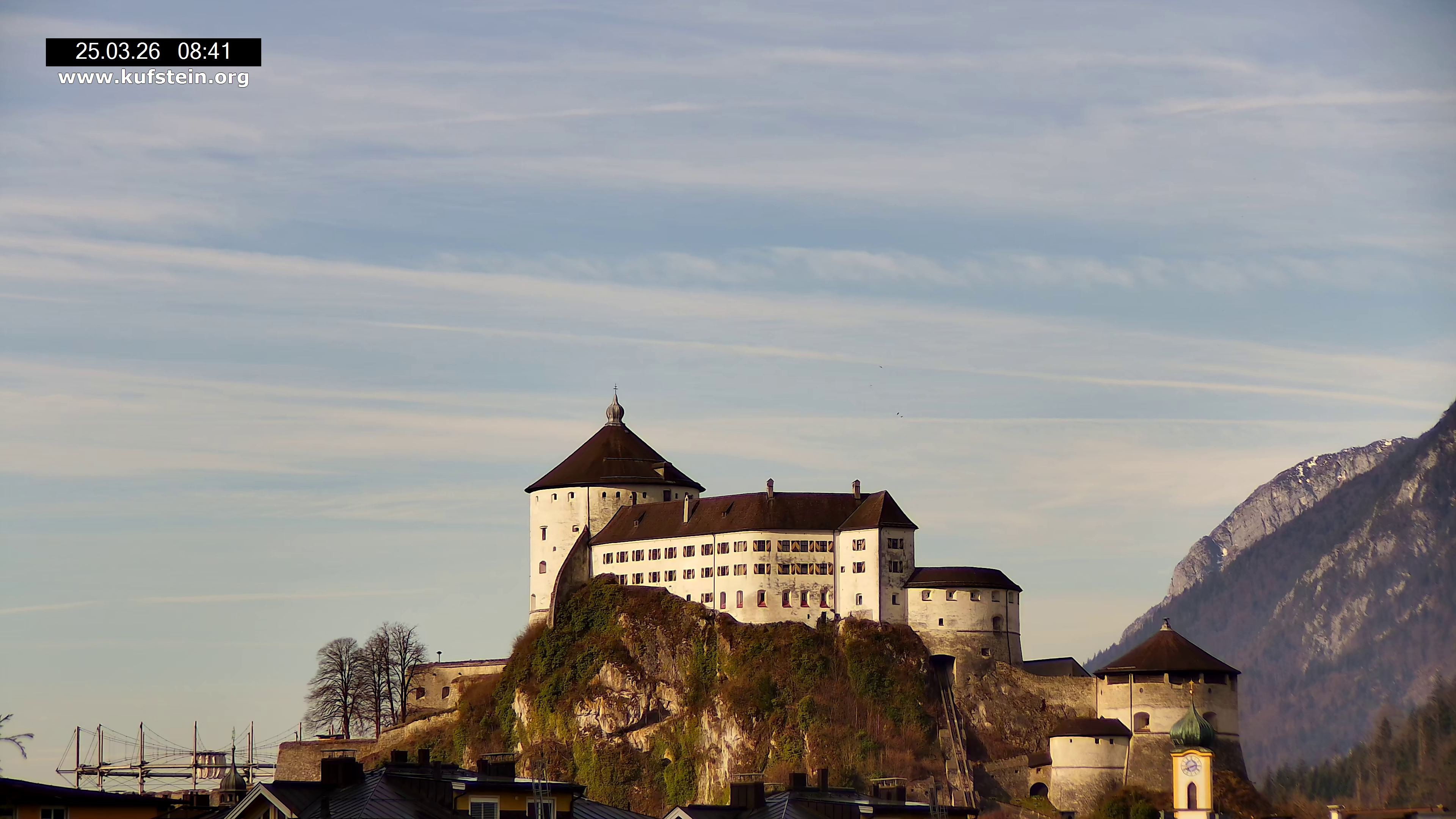 Archived image Webcam Kufstein Fortress