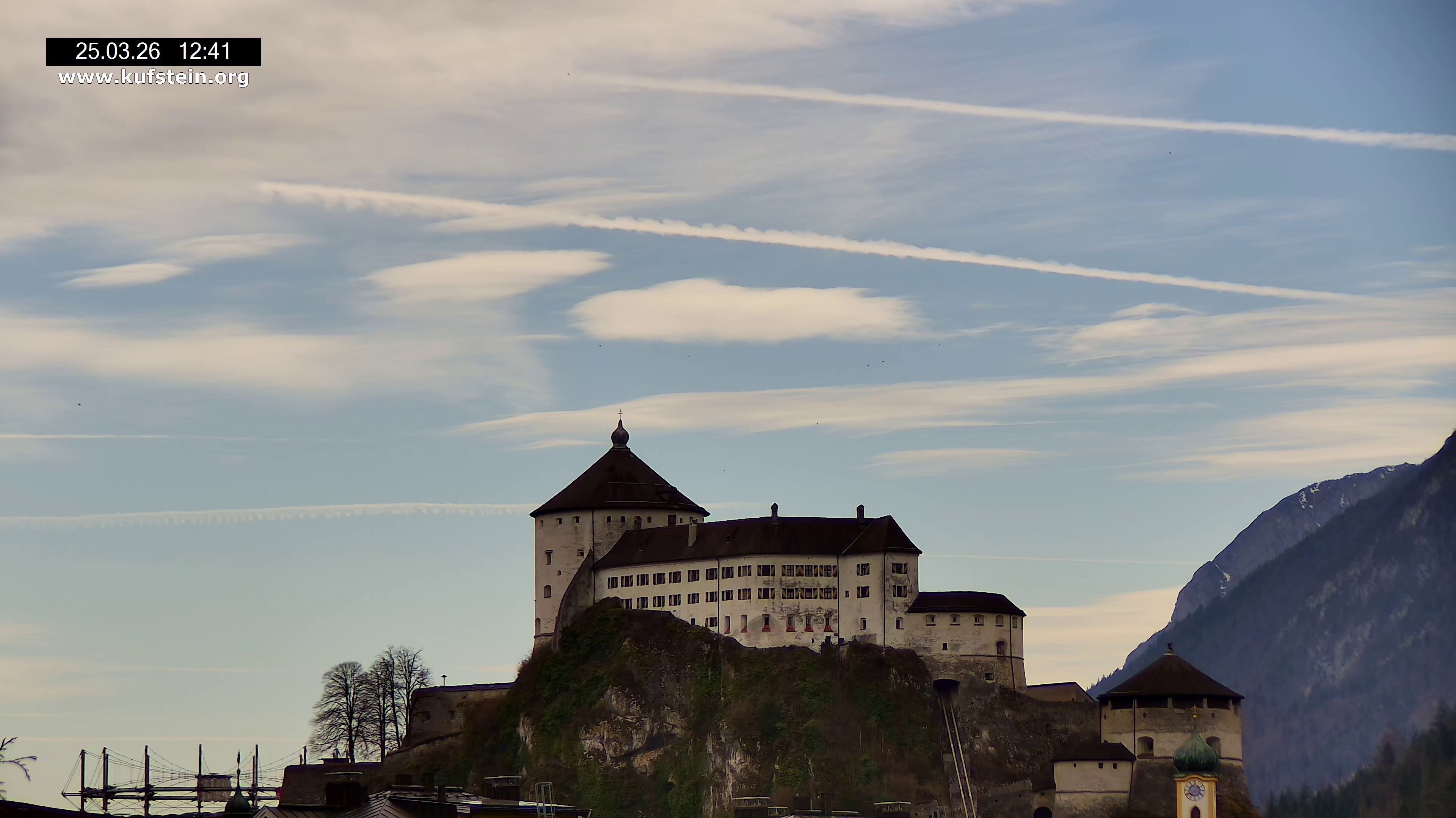 Archiv Foto Webcam Festung Kufstein