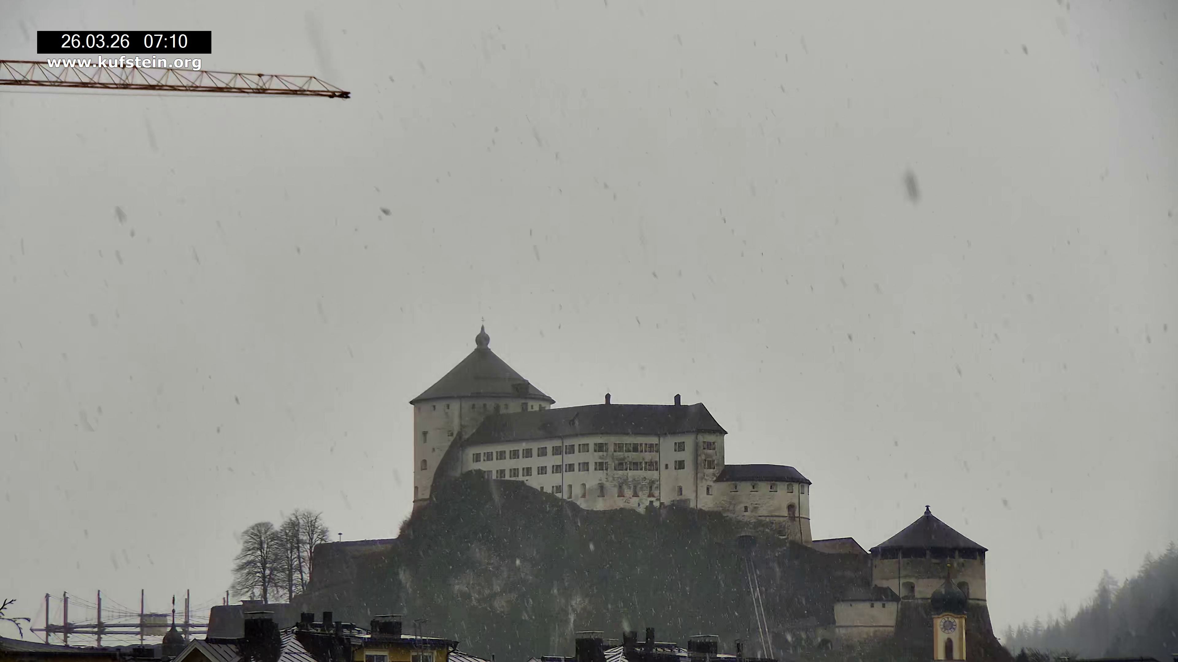 Archiv Foto Webcam Festung Kufstein