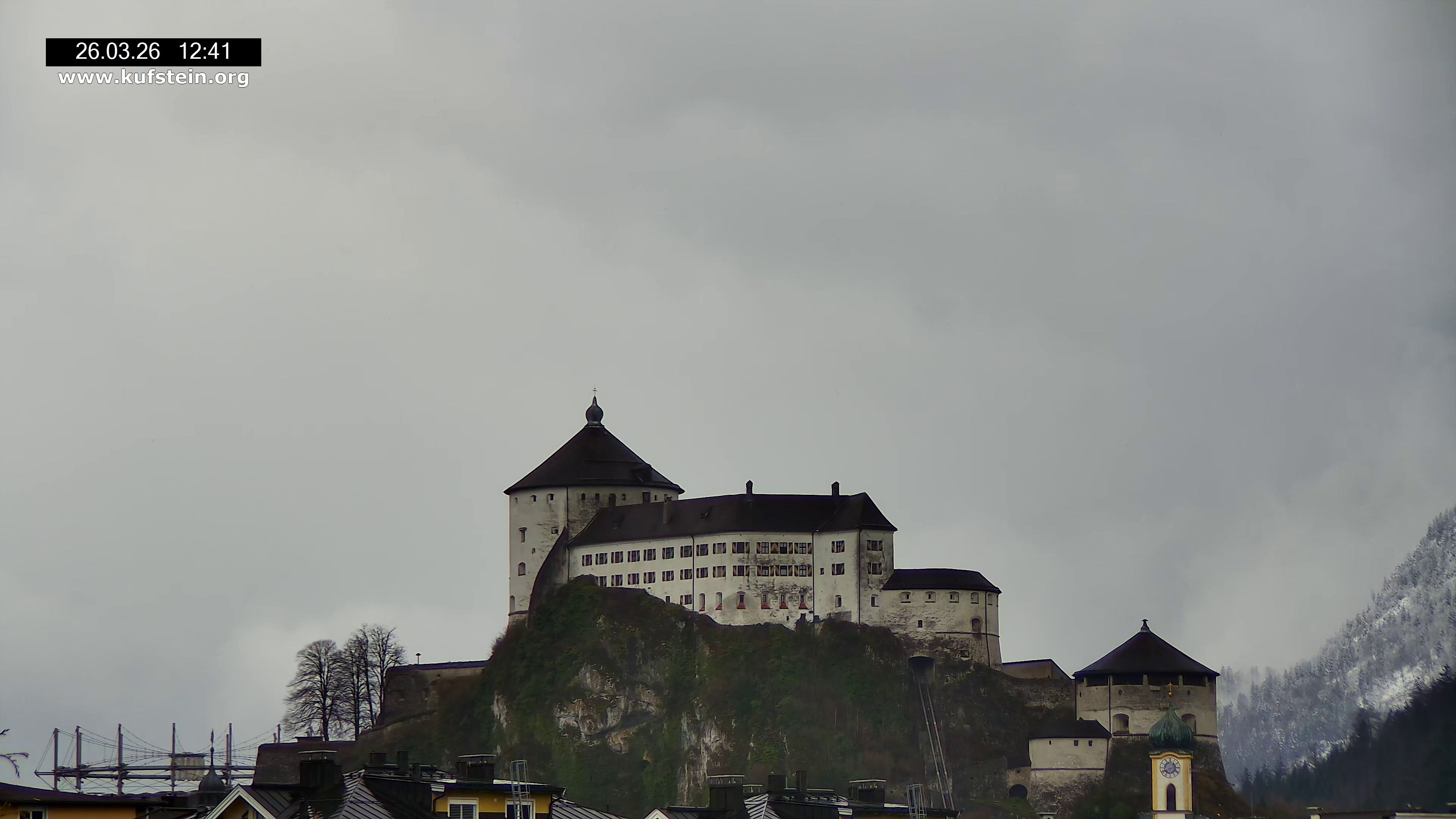 Archiv Foto Webcam Festung Kufstein