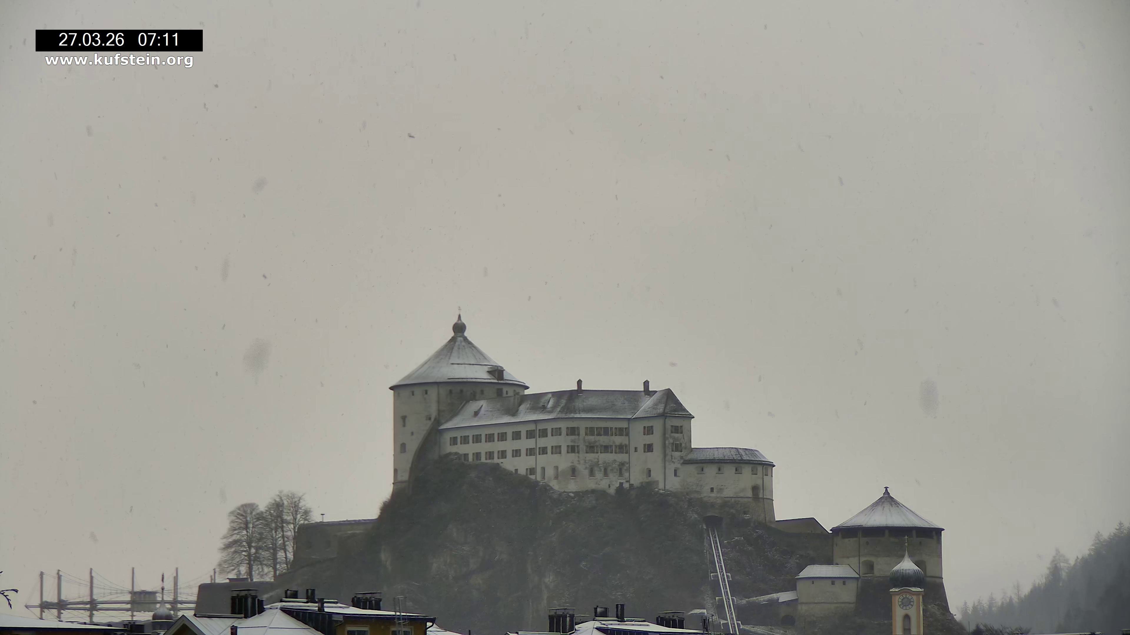 Archived image Webcam Kufstein Fortress