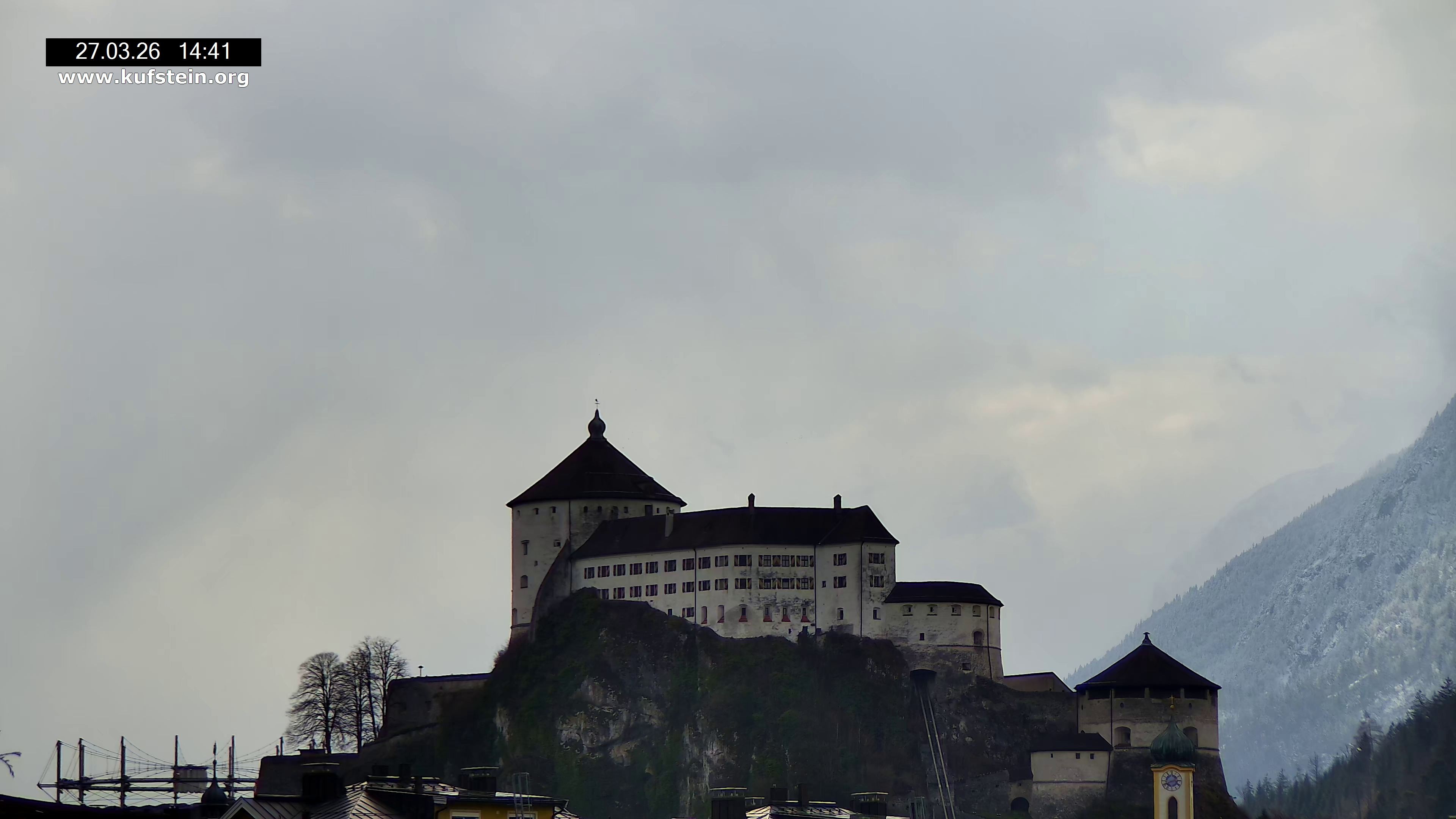 Archived image Webcam Kufstein Fortress