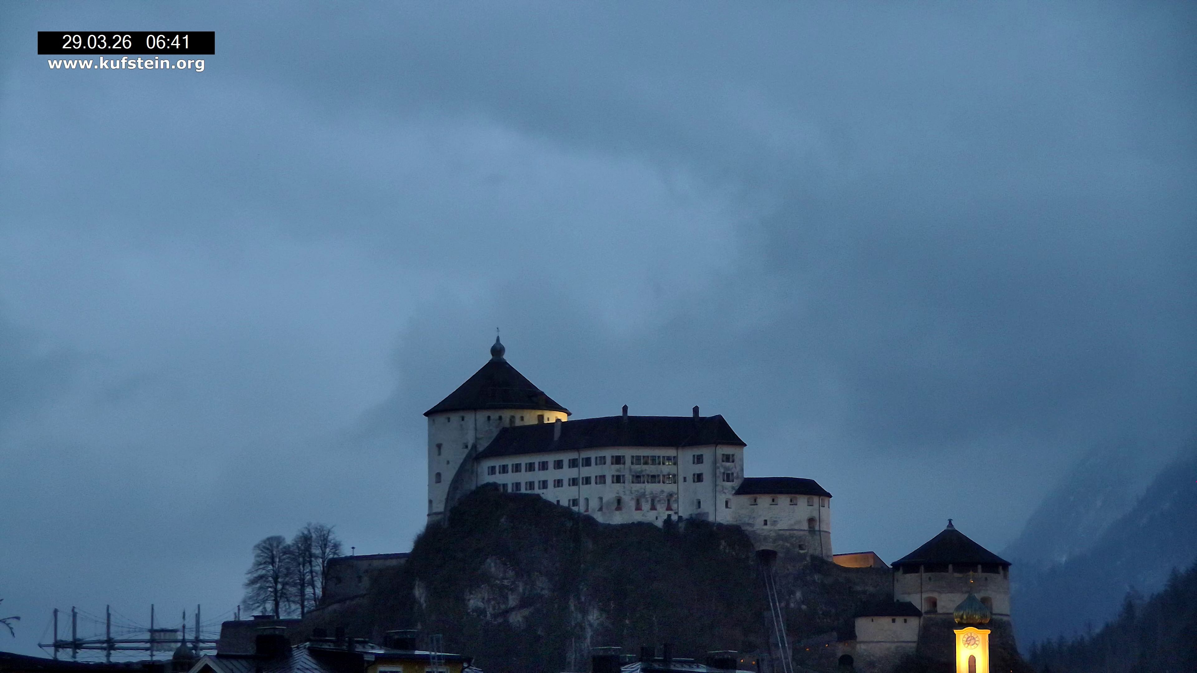 Archived image Webcam Kufstein Fortress