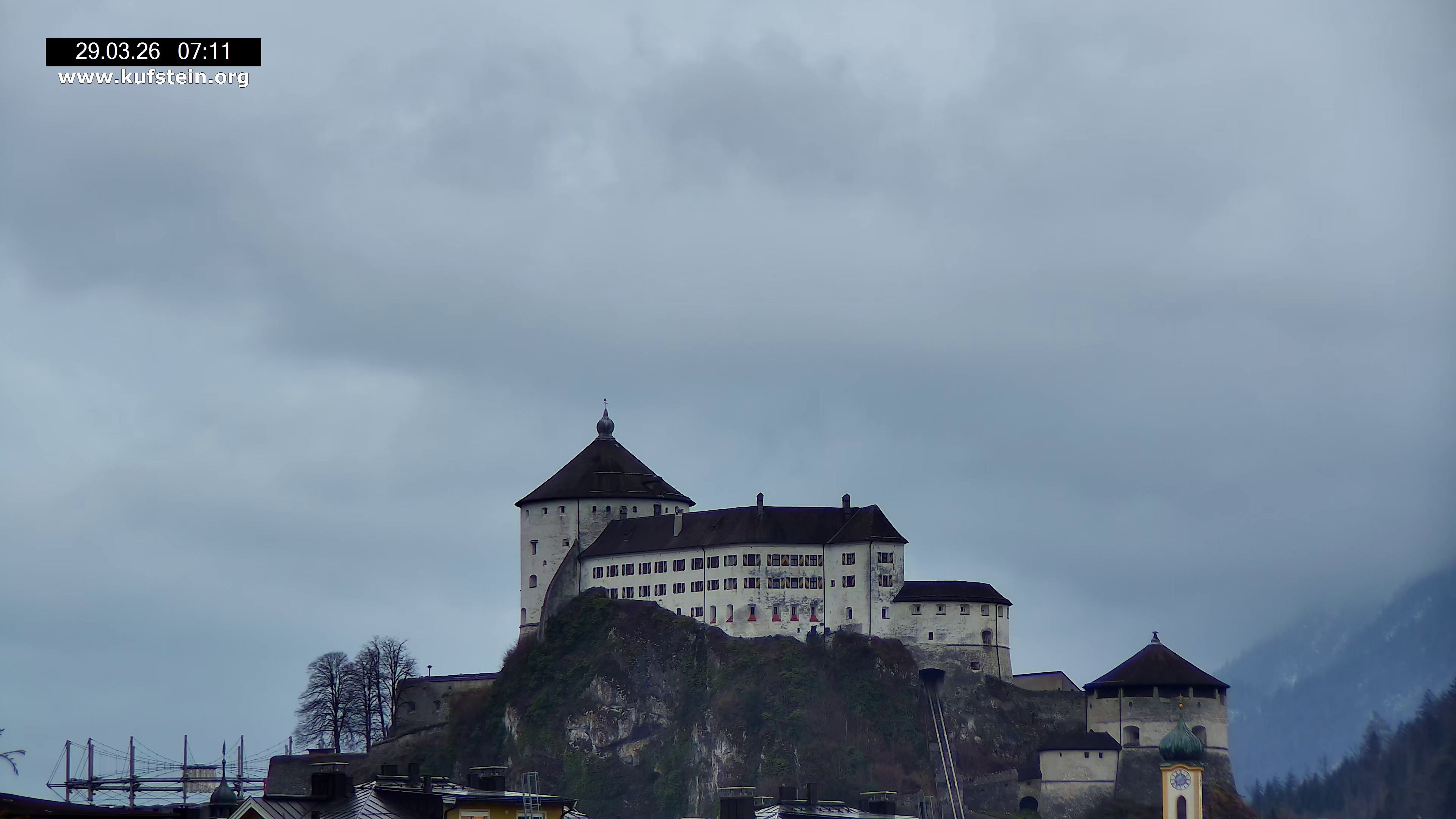 Archived image Webcam Kufstein Fortress