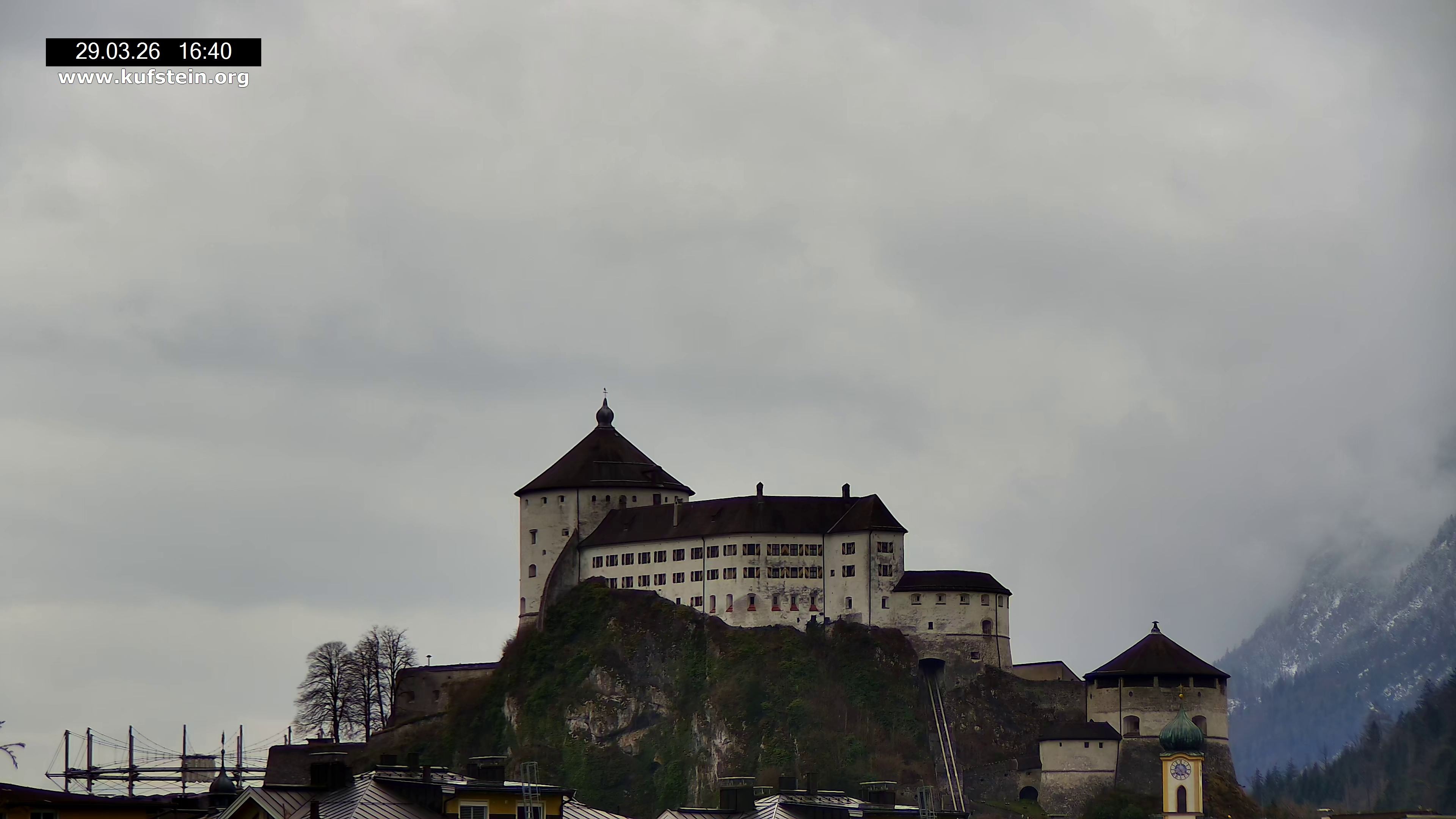 Archived image Webcam Kufstein Fortress