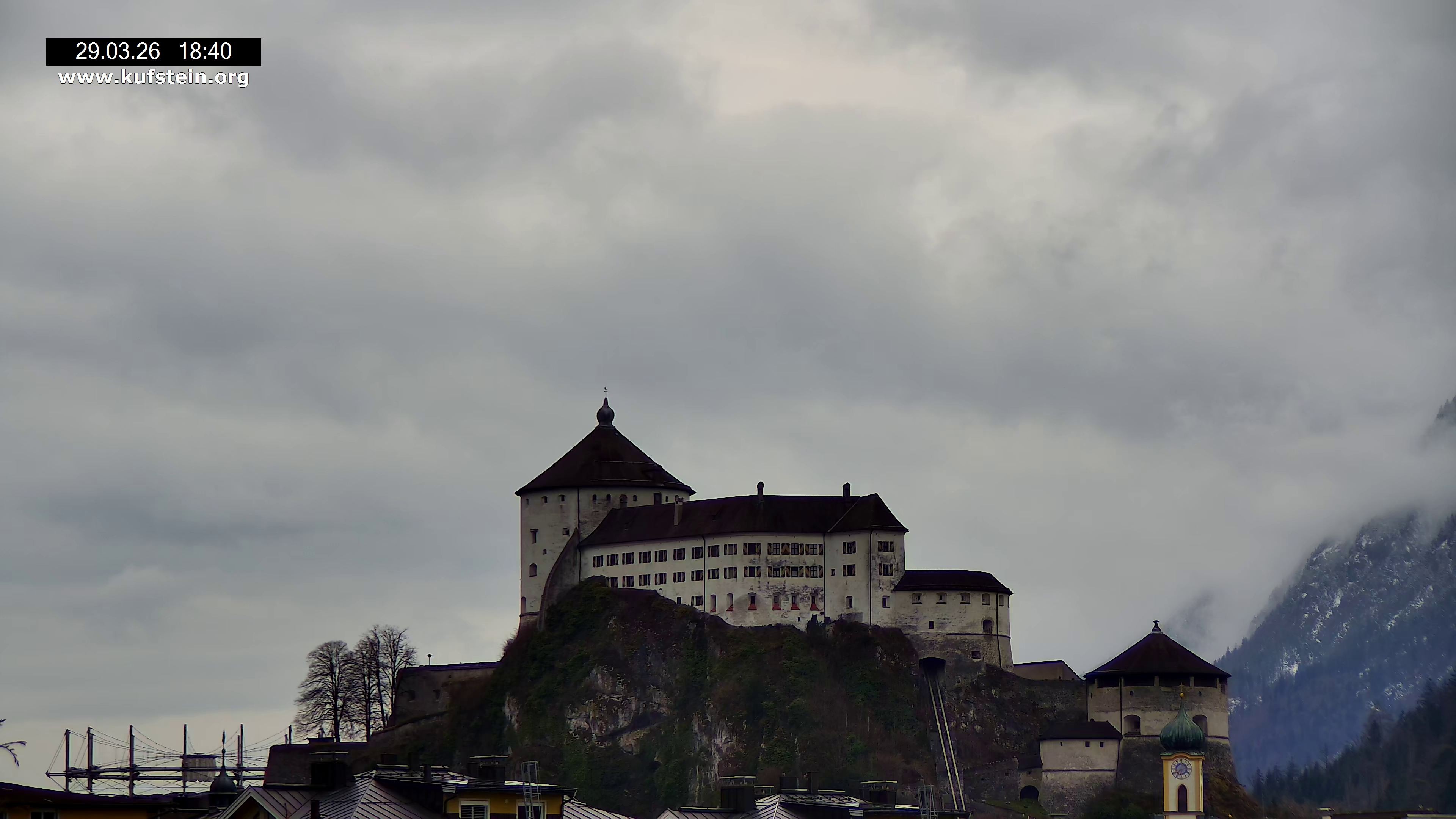 Archived image Webcam Kufstein Fortress