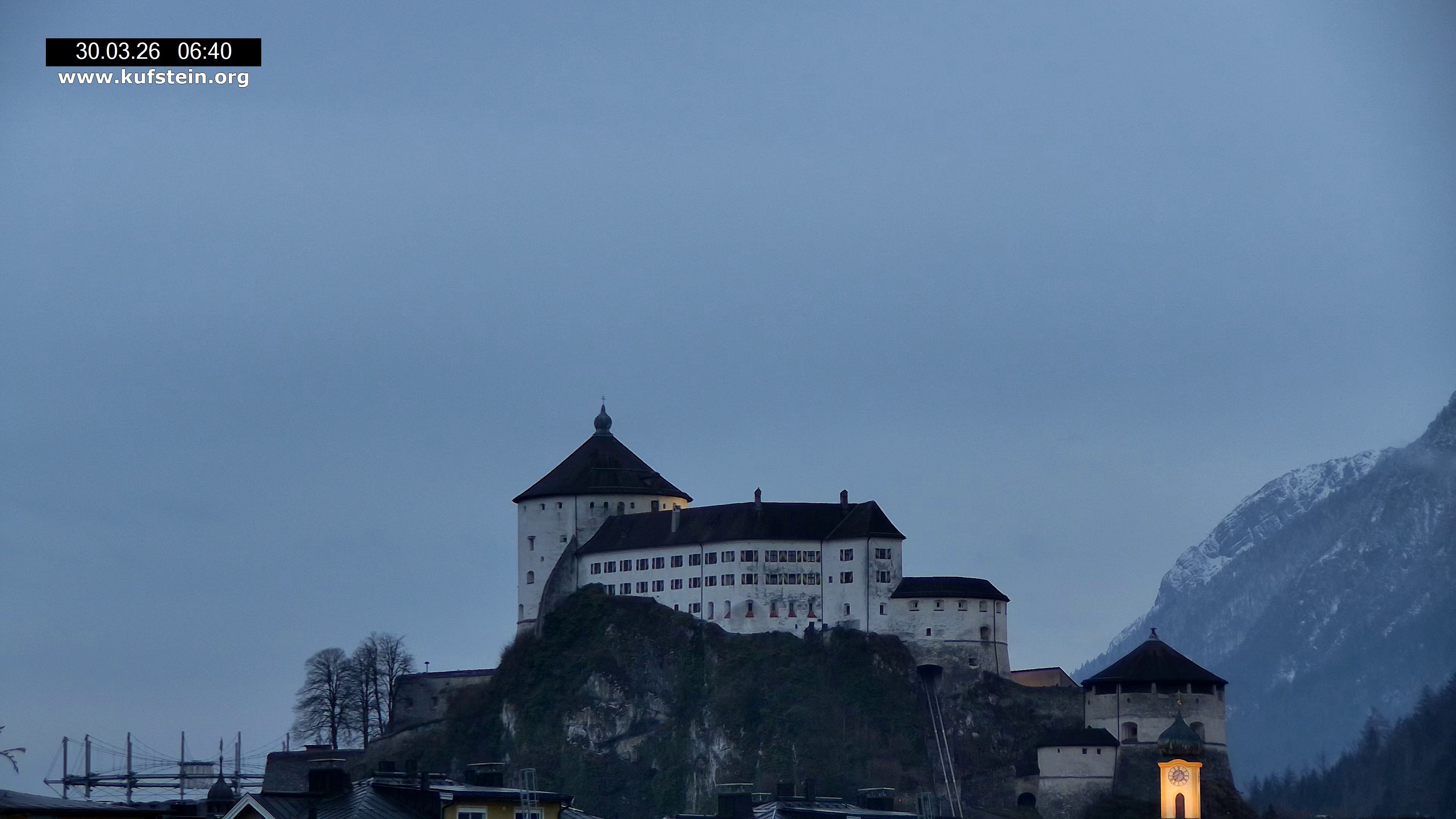 Archiv Foto Webcam Festung Kufstein
