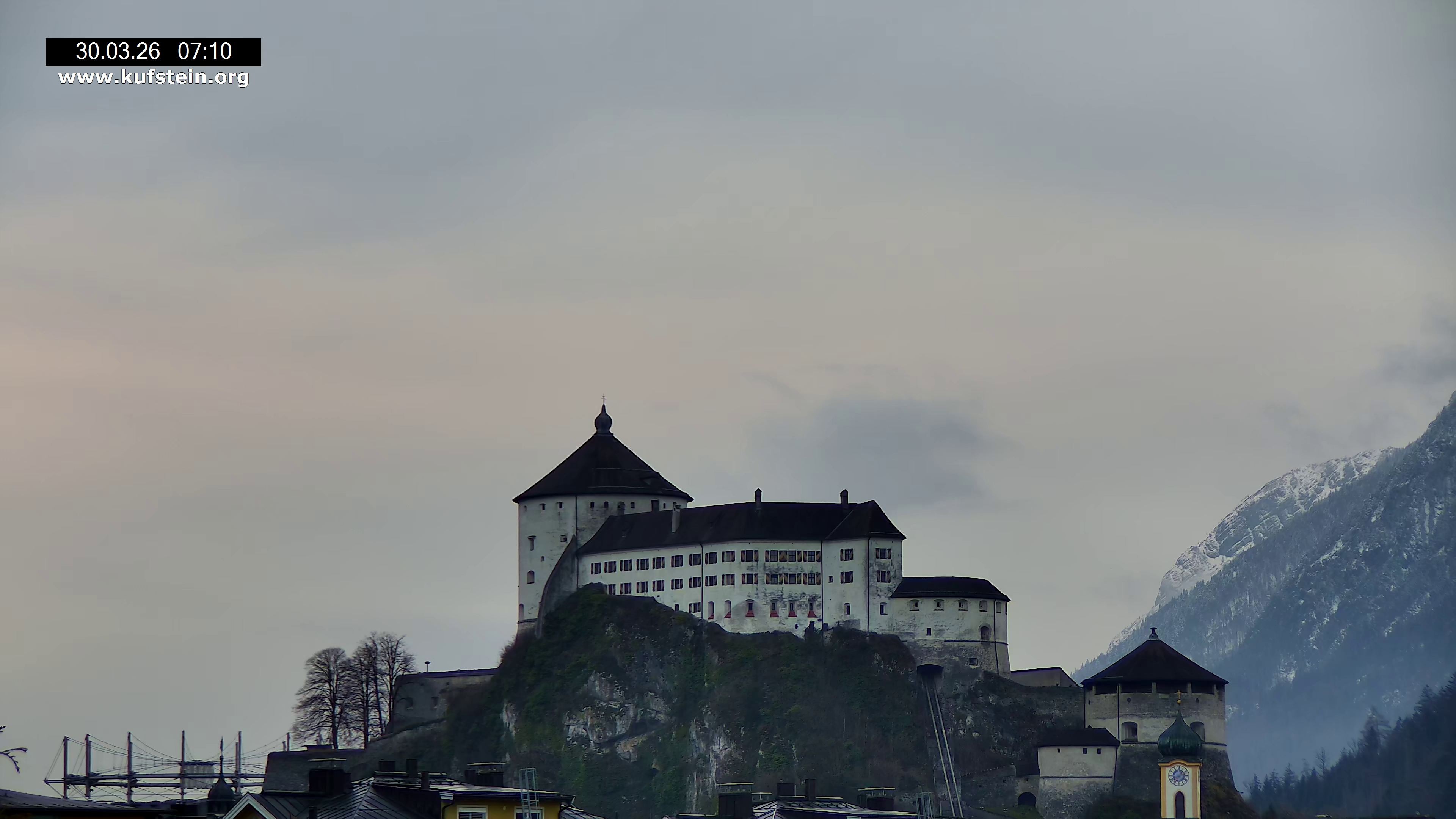 Archiv Foto Webcam Festung Kufstein