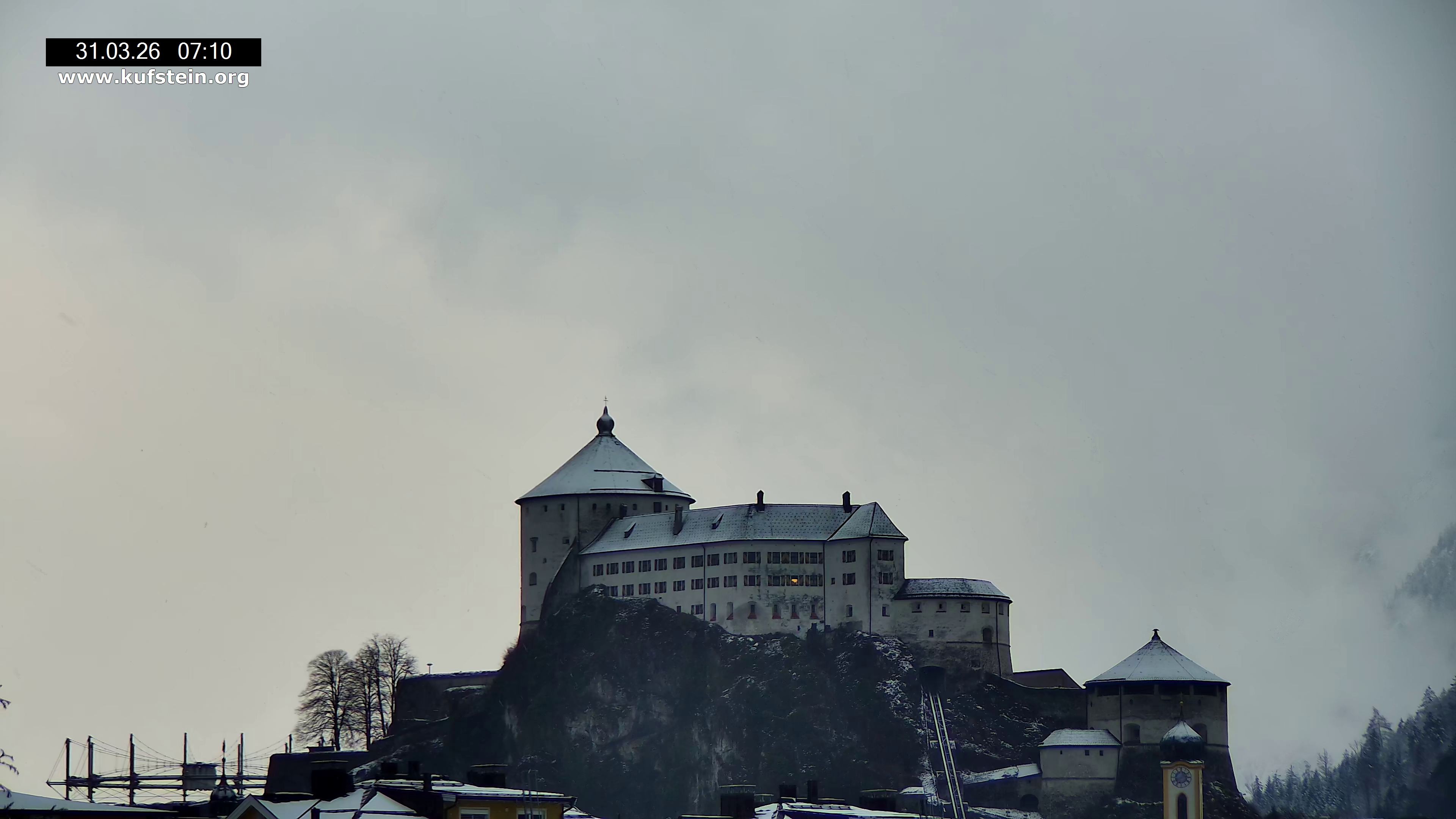 Archiv Foto Webcam Festung Kufstein
