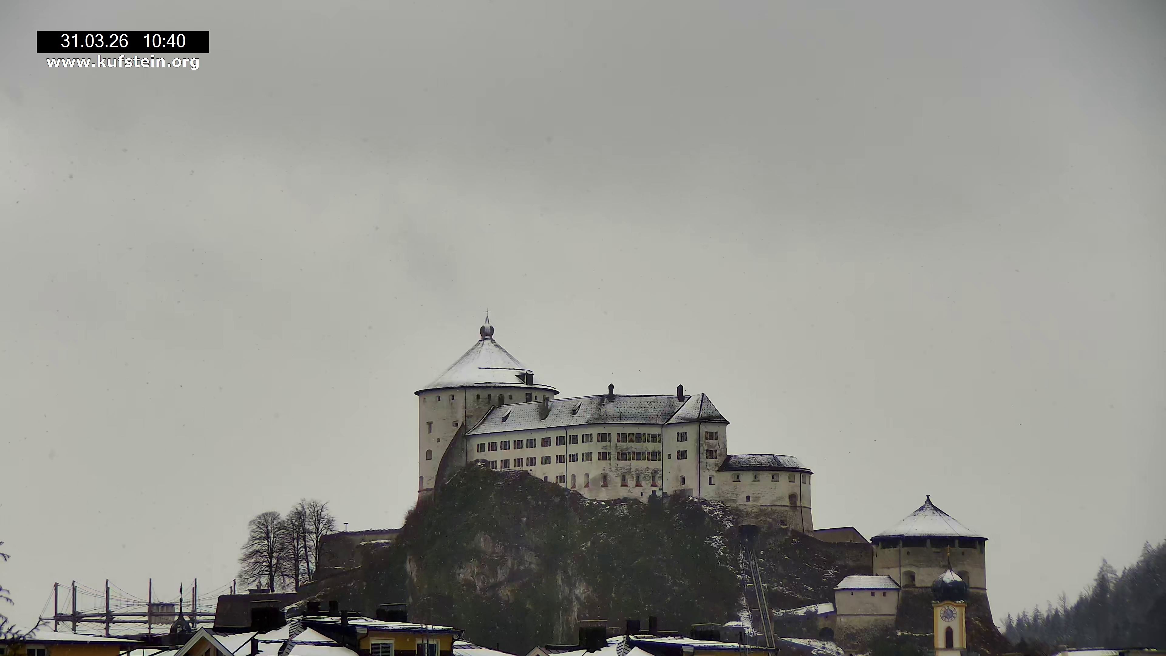 Archiv Foto Webcam Festung Kufstein