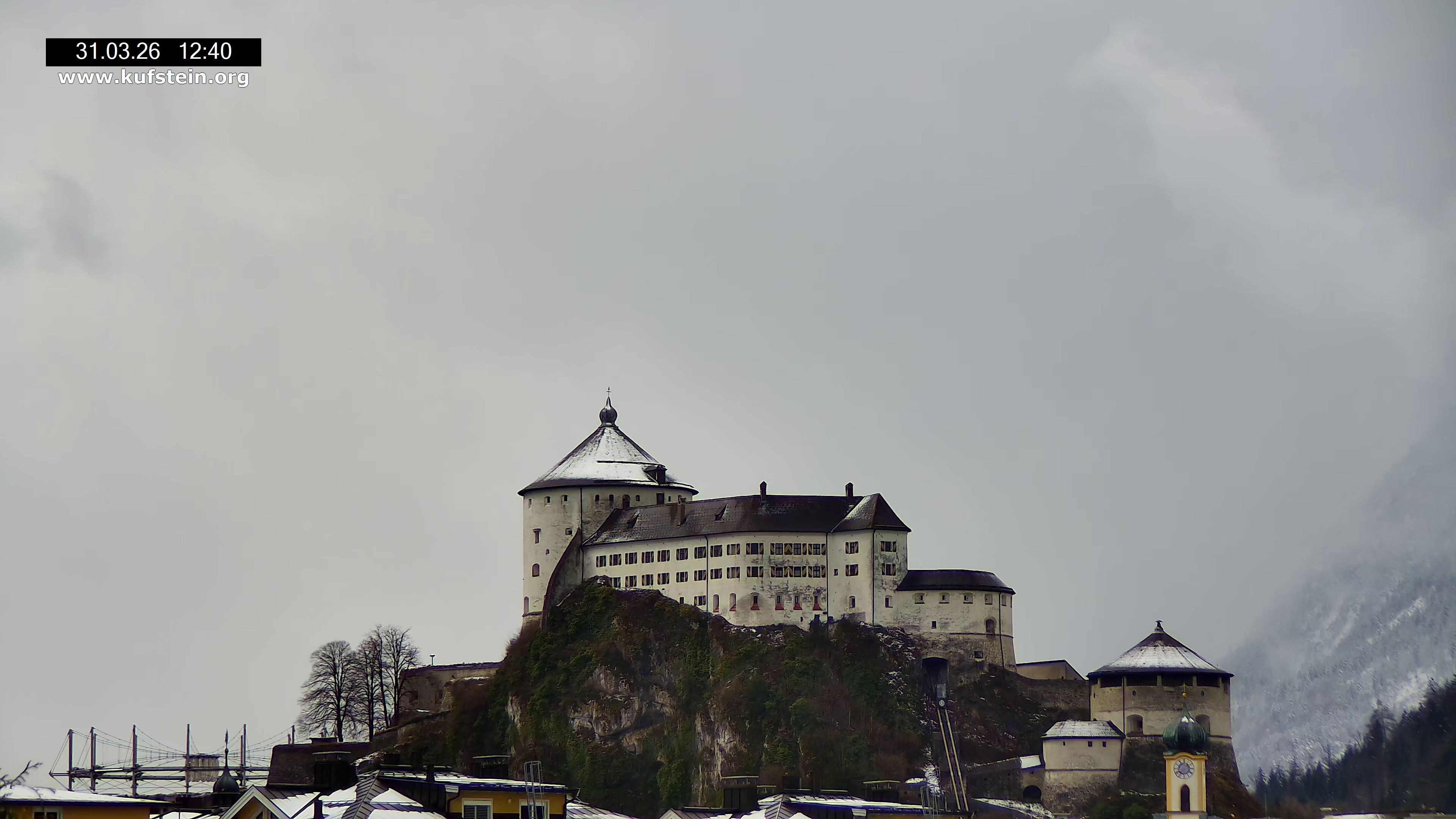 Archiv Foto Webcam Festung Kufstein