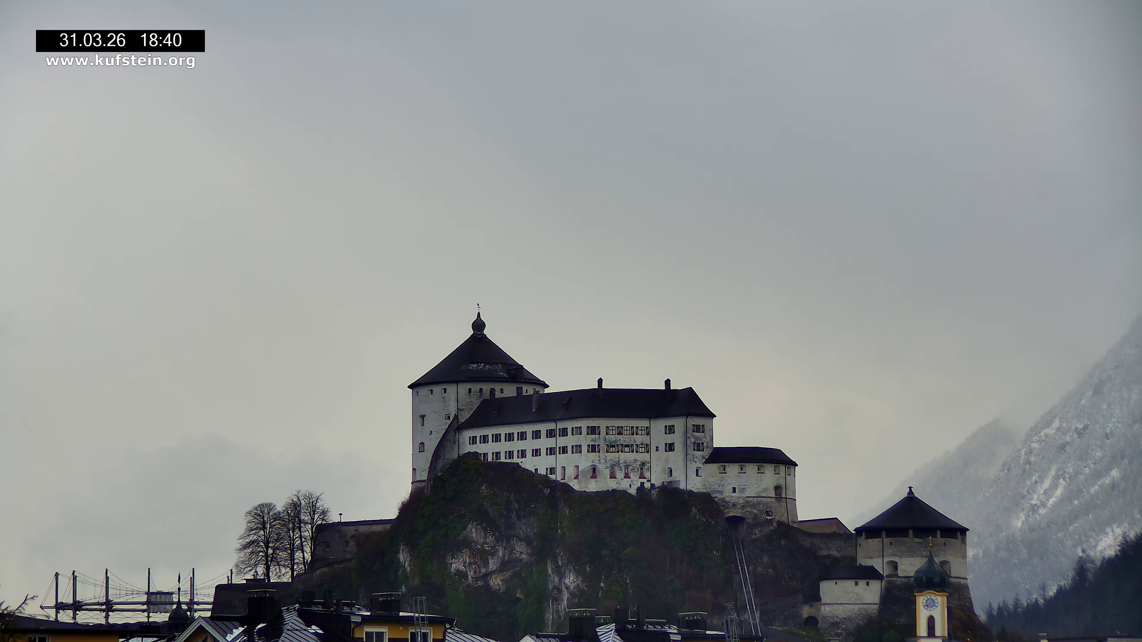 Archiv Foto Webcam Festung Kufstein